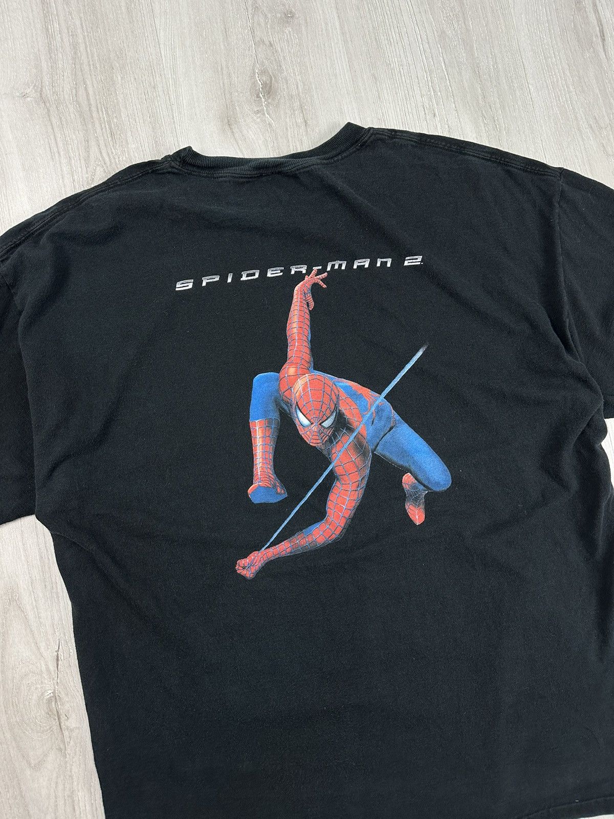 Marvel Comics × Vintage Vintage Y2K SpiderMan 2 Movie Marvel Tee Promo Size US XL / EU 56 / 4 - 2 Thumbnail