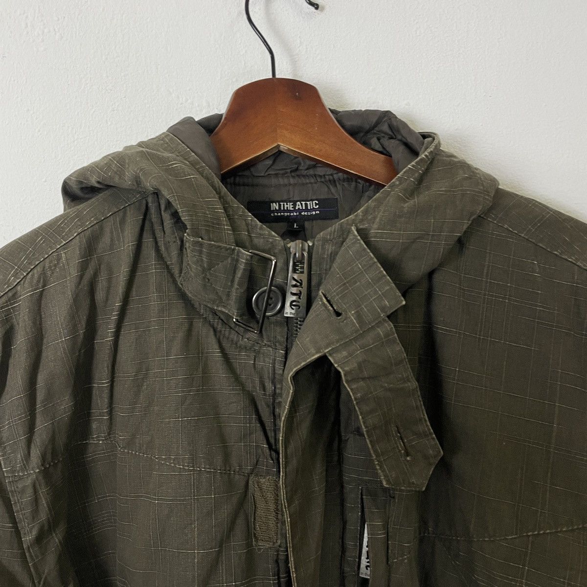 In The Attic Vintage In The Attic Zipper Ups Army Jacket Size US L / EU 52-54 / 3 - 9 Thumbnail