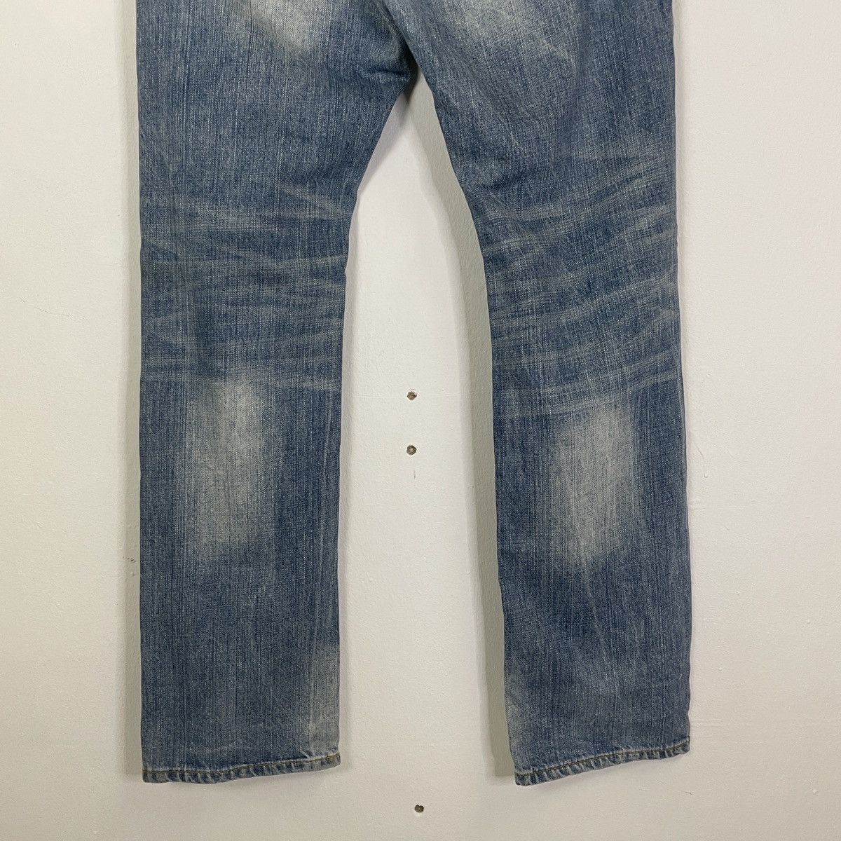Japanese Brand Vintage Namitatsu Embroidery Skulls Denim Jeans Size US 35 - 10 Thumbnail