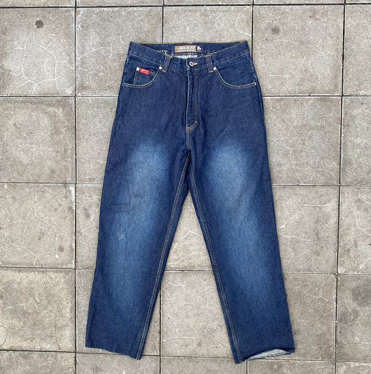 JNCO Rare 90s Johny Blaze Jeans KARL KANI Size US 32 / EU 48 - 2 Thumbnail