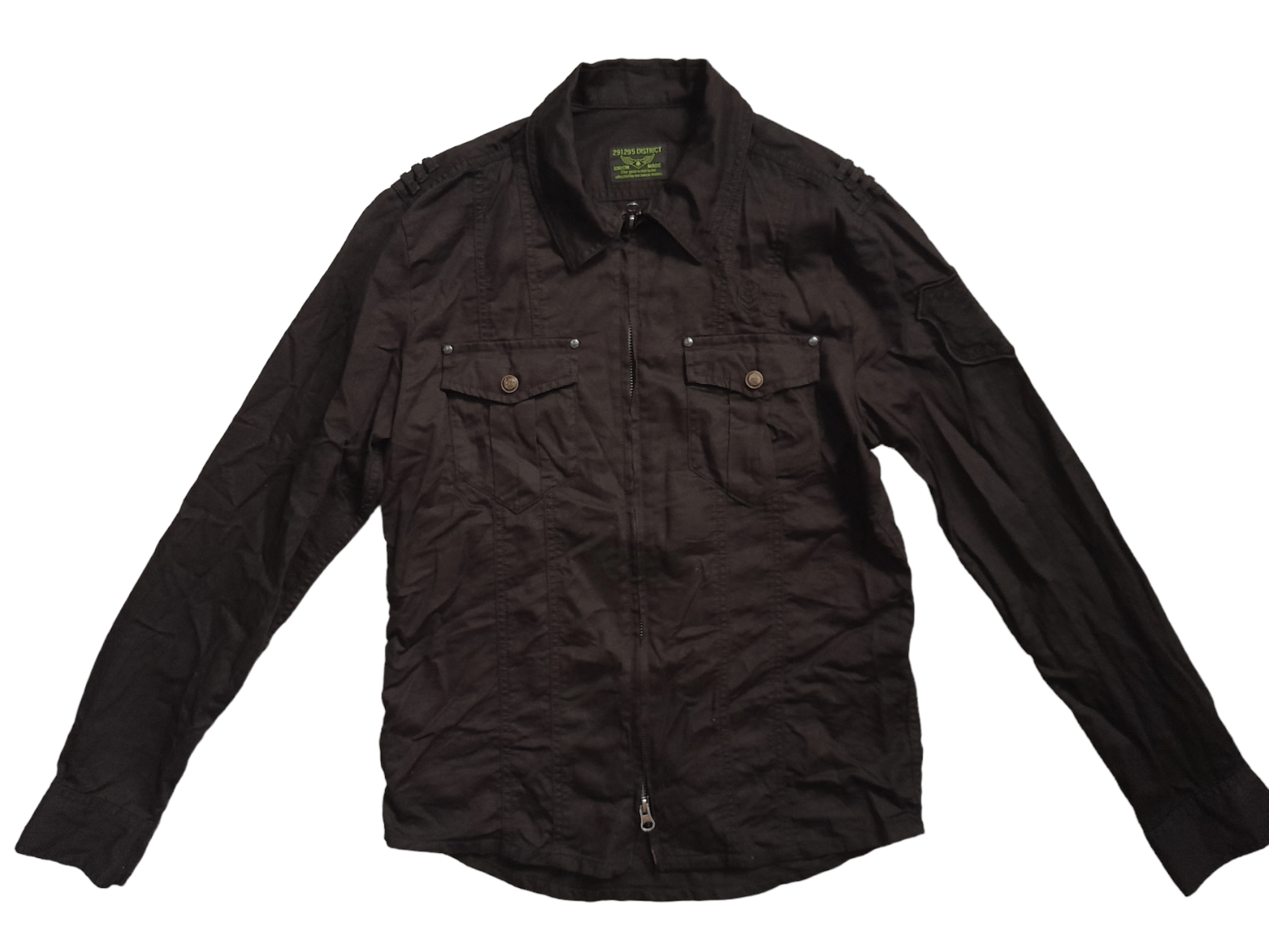 Japanese Brand 291295 = HOMME Union Made Japan Shirt (E650) Size US M / EU 48-50 / 2 - 1 Thumbnail