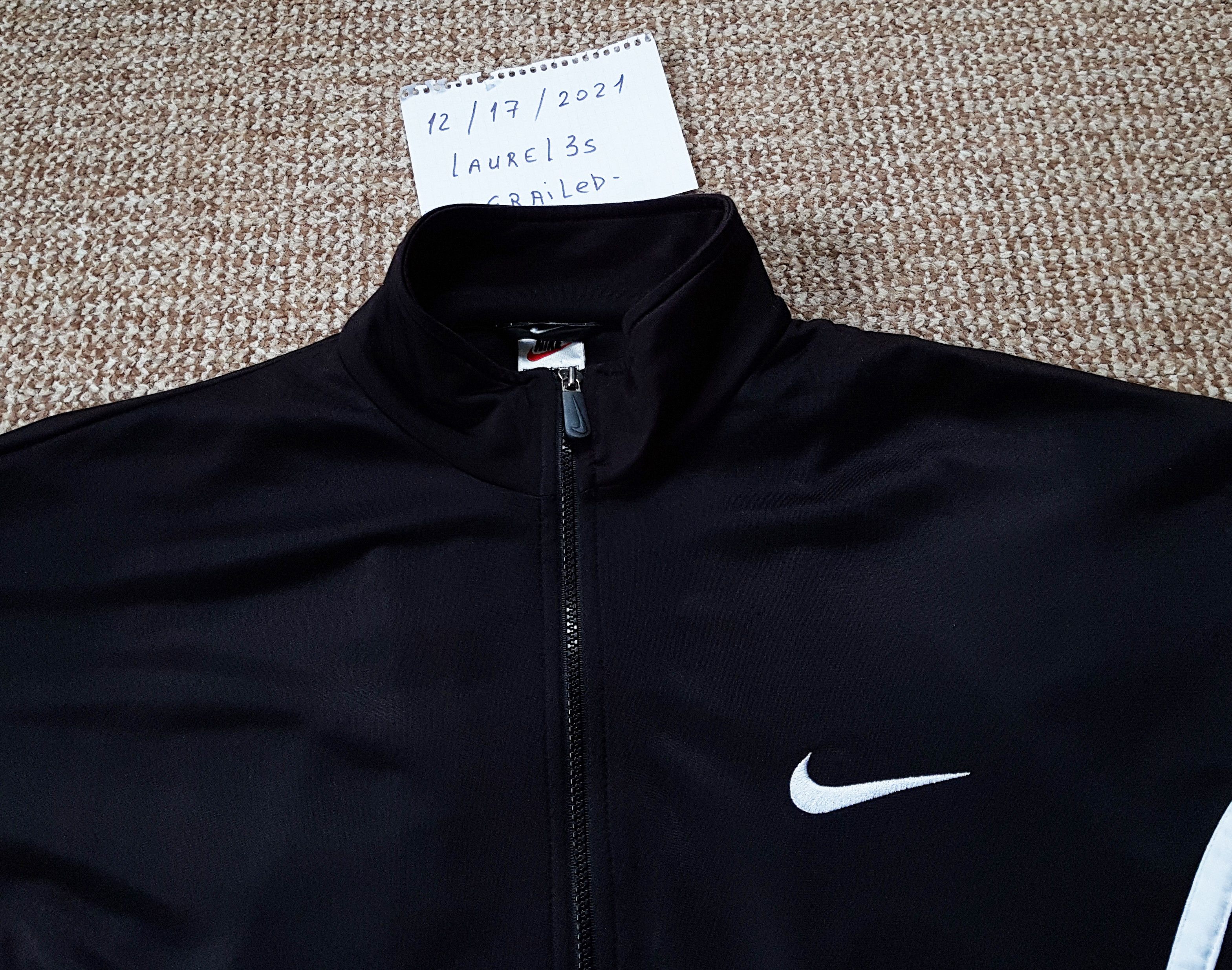 Nike y2k Nike vintage track jacket swoosh big logo size L Size US L / EU 52-54 / 3 - 4 Thumbnail