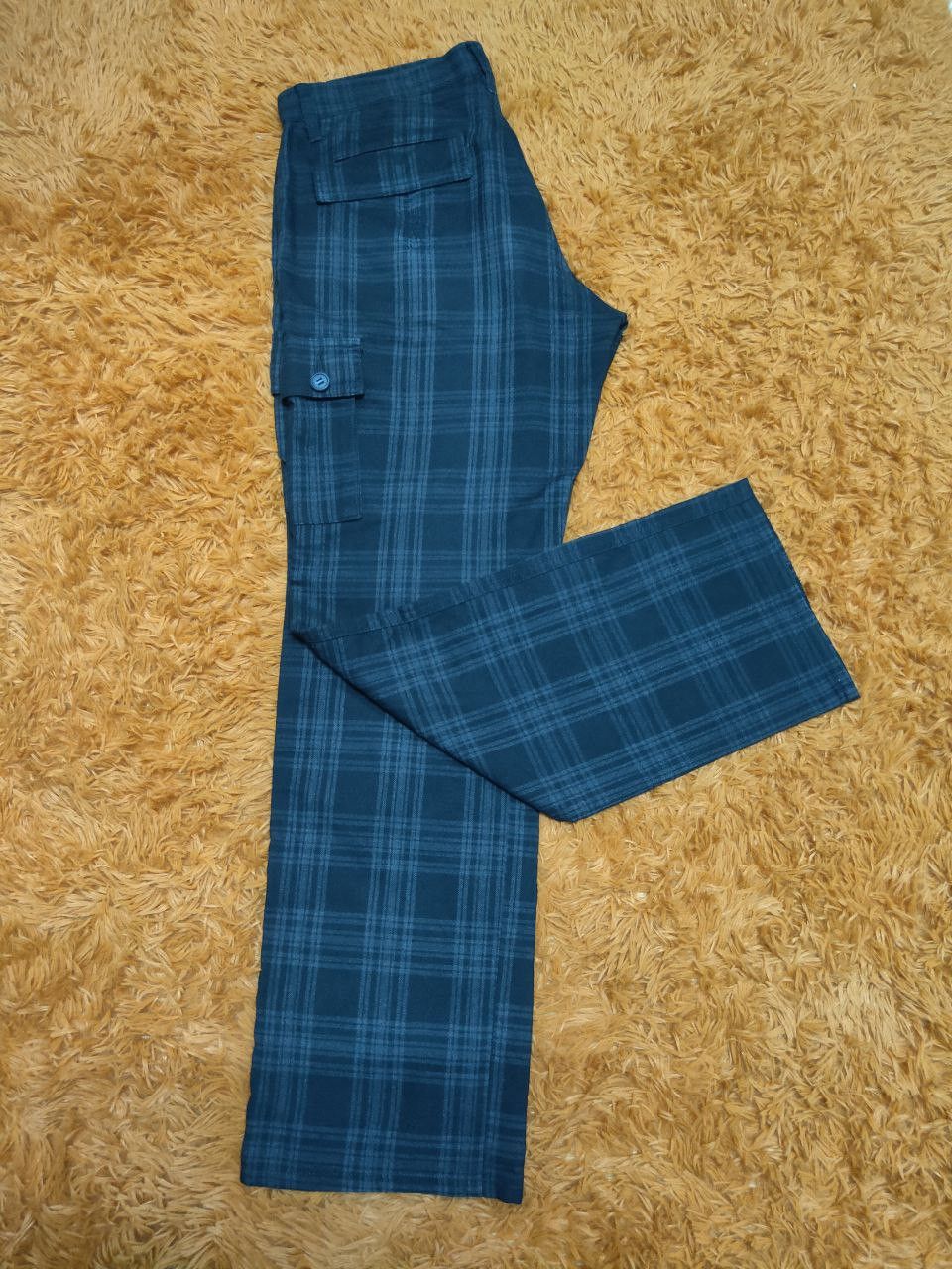 Comme Ca Ism × Japanese Brand × Vintage Vintage Comme Ca Commune Tactical Pocket Checkered Pant Size US 29 - 1 Thumbnail