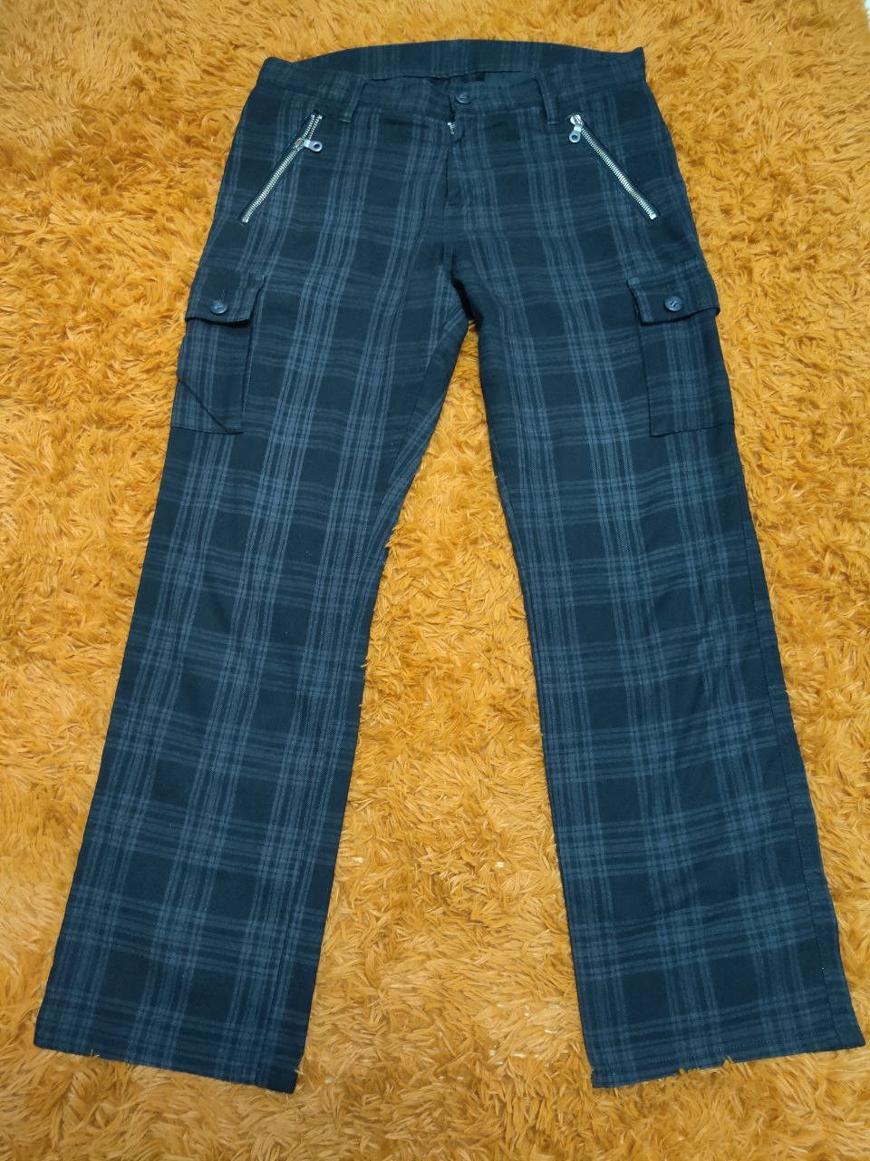 Comme Ca Ism × Japanese Brand × Vintage Vintage Comme Ca Commune Tactical Pocket Checkered Pant Size US 29 - 3 Thumbnail