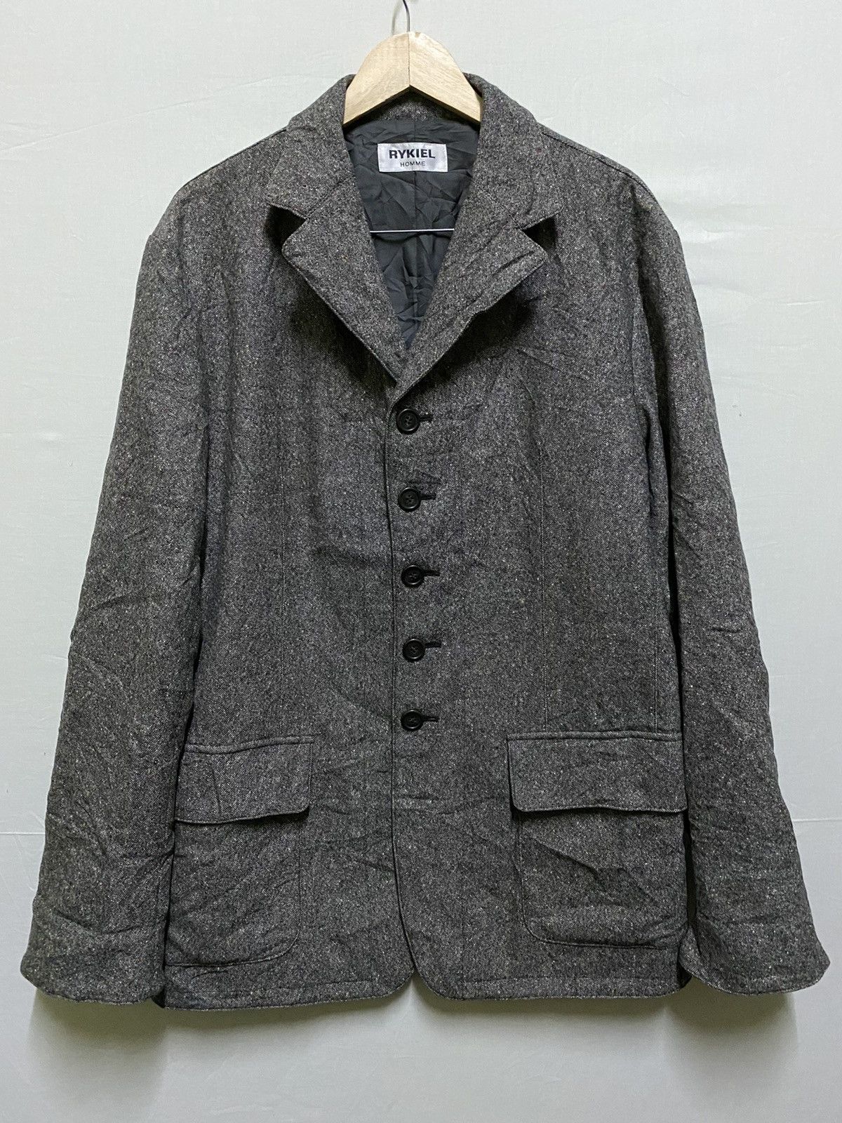 Sonia Rykiel Vintage Rykiel Long Coat Jacket Size US L / EU 52-54 / 3 - 1 Thumbnail
