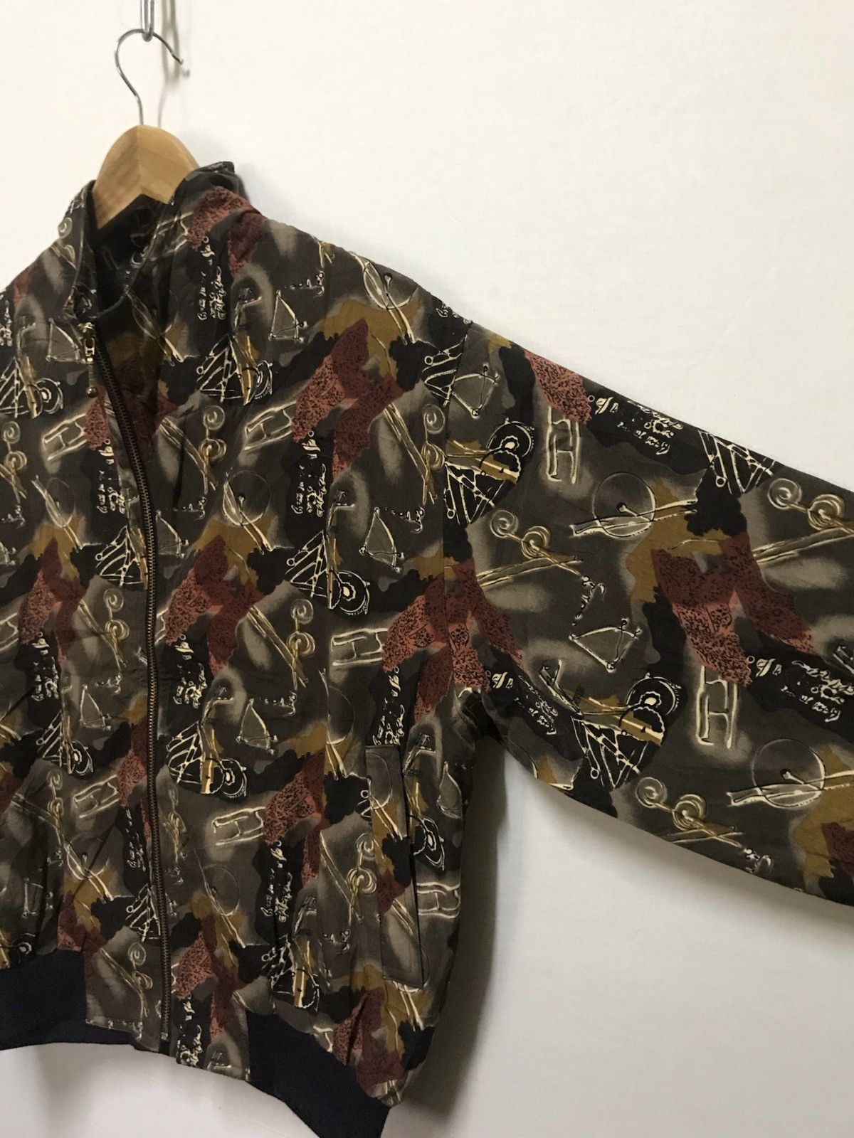 Japanese Brand Full-print Bomber Style Jacket Size M / US 6-8 / IT 42-44 - 6 Thumbnail