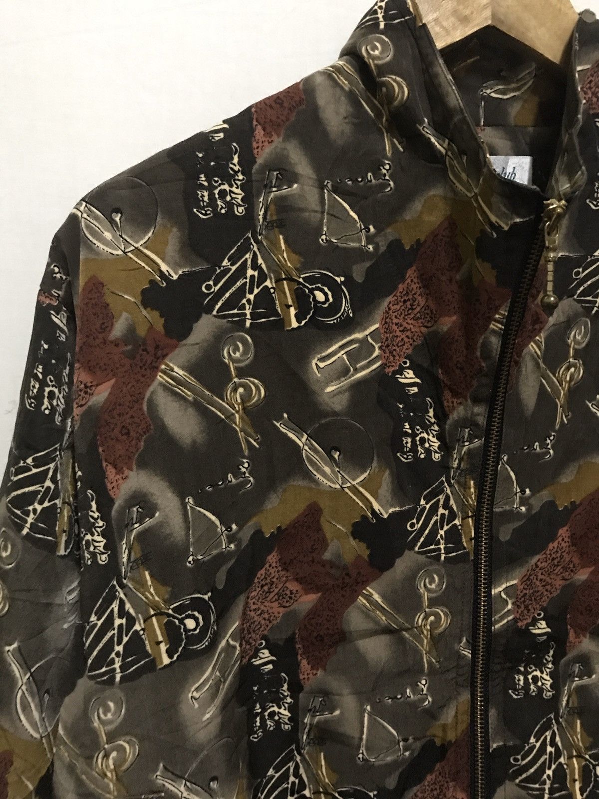 Japanese Brand Full-print Bomber Style Jacket Size M / US 6-8 / IT 42-44 - 2 Thumbnail