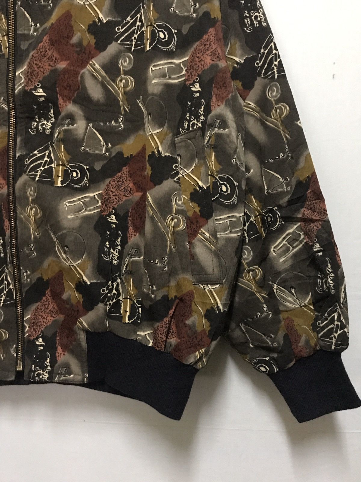 Japanese Brand Full-print Bomber Style Jacket Size M / US 6-8 / IT 42-44 - 5 Thumbnail