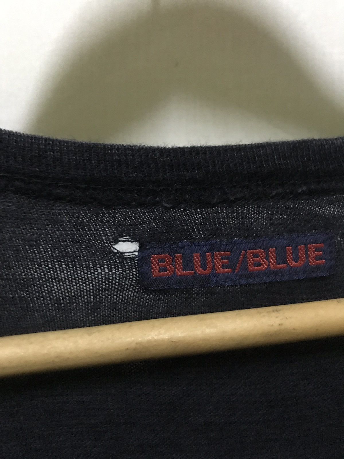 Blue Blue Japan Plain T-Shirt Japan Blue Distressed Size US M / EU 48-50 / 2 - 2 Thumbnail