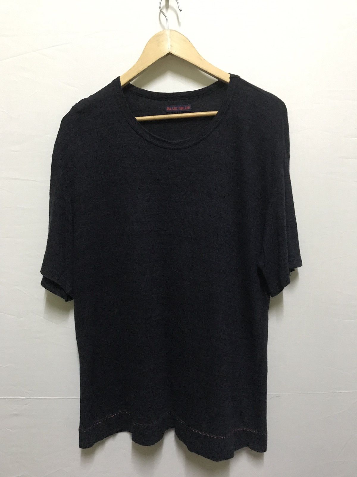 Blue Blue Japan Plain T-Shirt Japan Blue Distressed Size US M / EU 48-50 / 2 - 1 Thumbnail