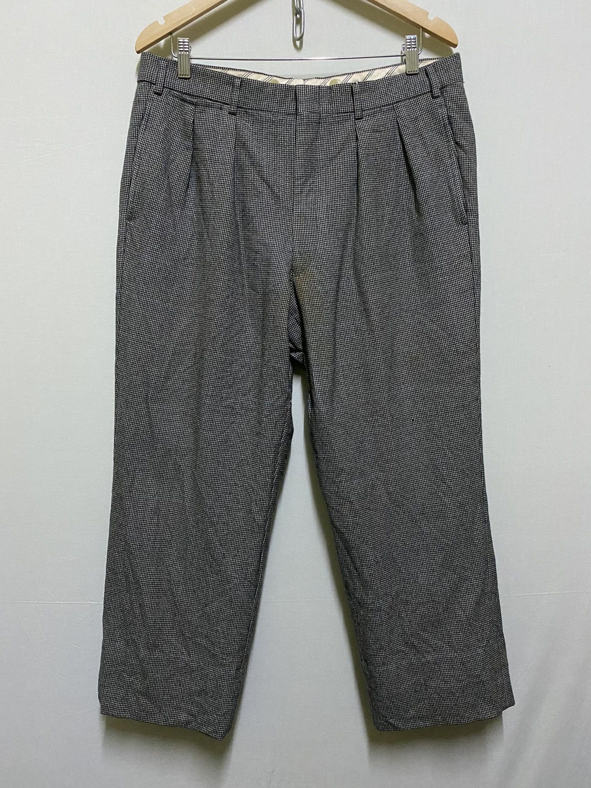 Burberry Vintage BURBERRYS Casual Wool Pants Size US 33 - 1 Thumbnail