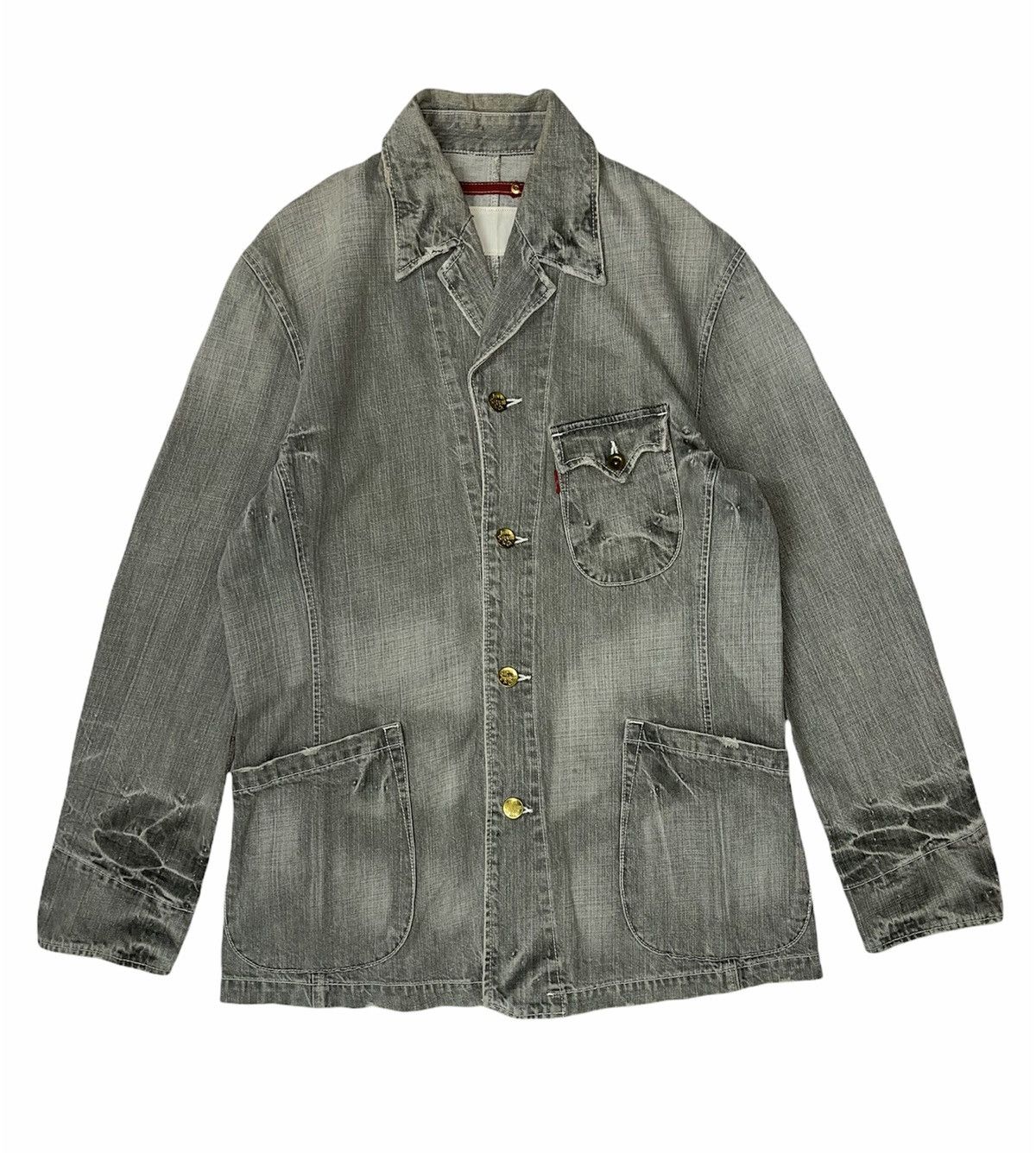 Levi's Levis Denim workers Chore jacket Size US XL / EU 56 / 4 - 2 Thumbnail