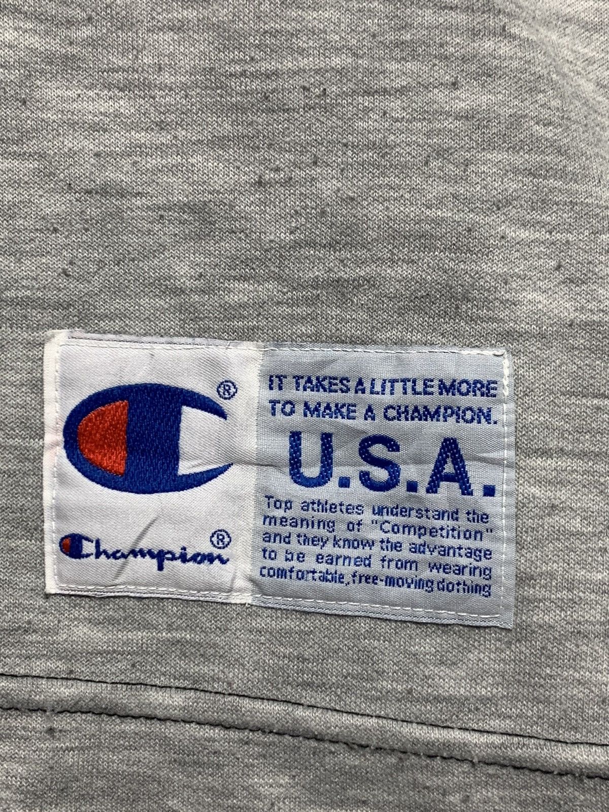 Champion Vintage Champion USA Half Zipper Sweatshirt Size US XL / EU 56 / 4 - 3 Thumbnail
