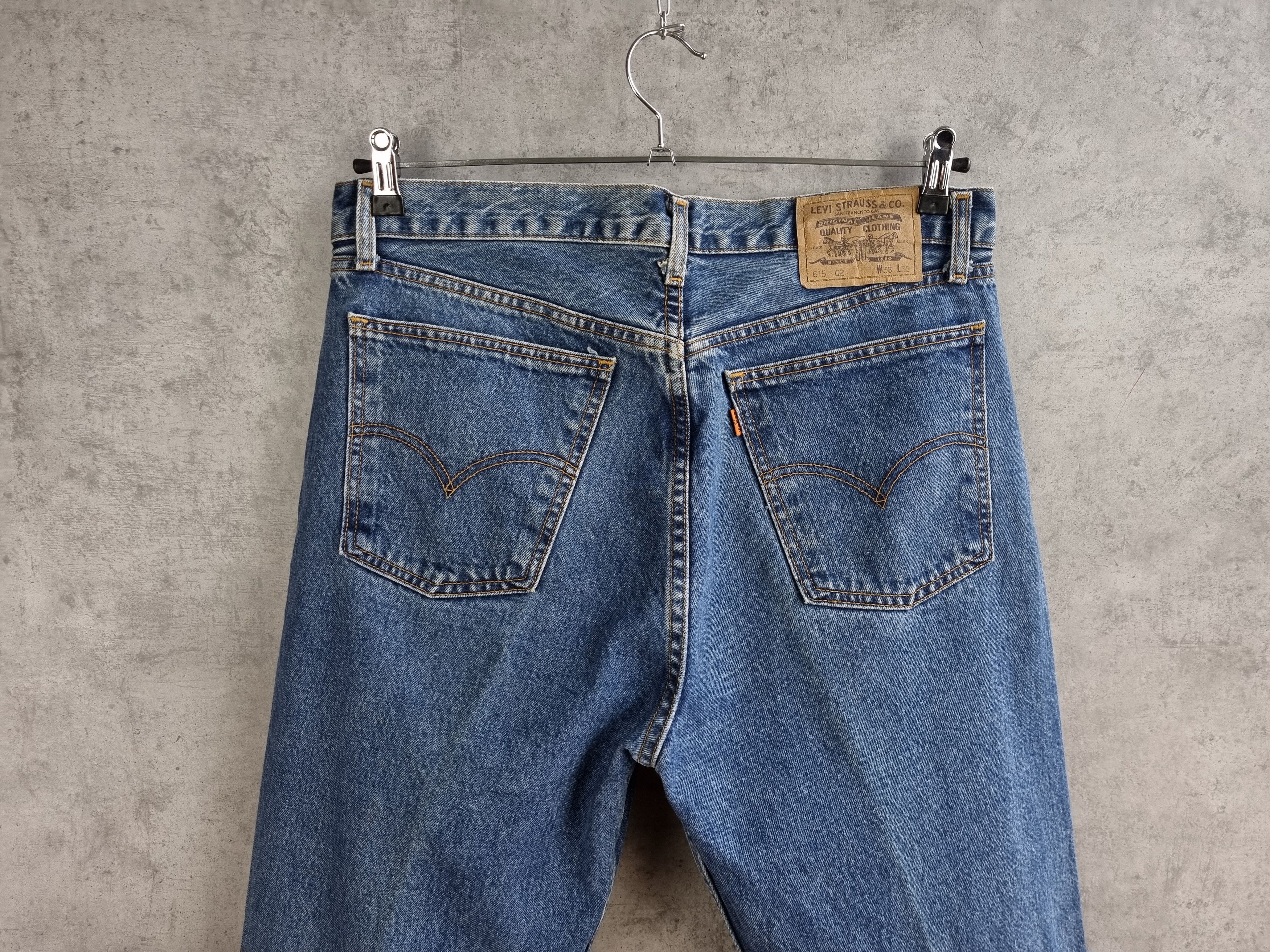 Levi's × Levi's Vintage Clothing 1998 Vintage LEVIS 615 Orange Tab Rare Jeans Size US 34 / EU 50 - 3 Thumbnail