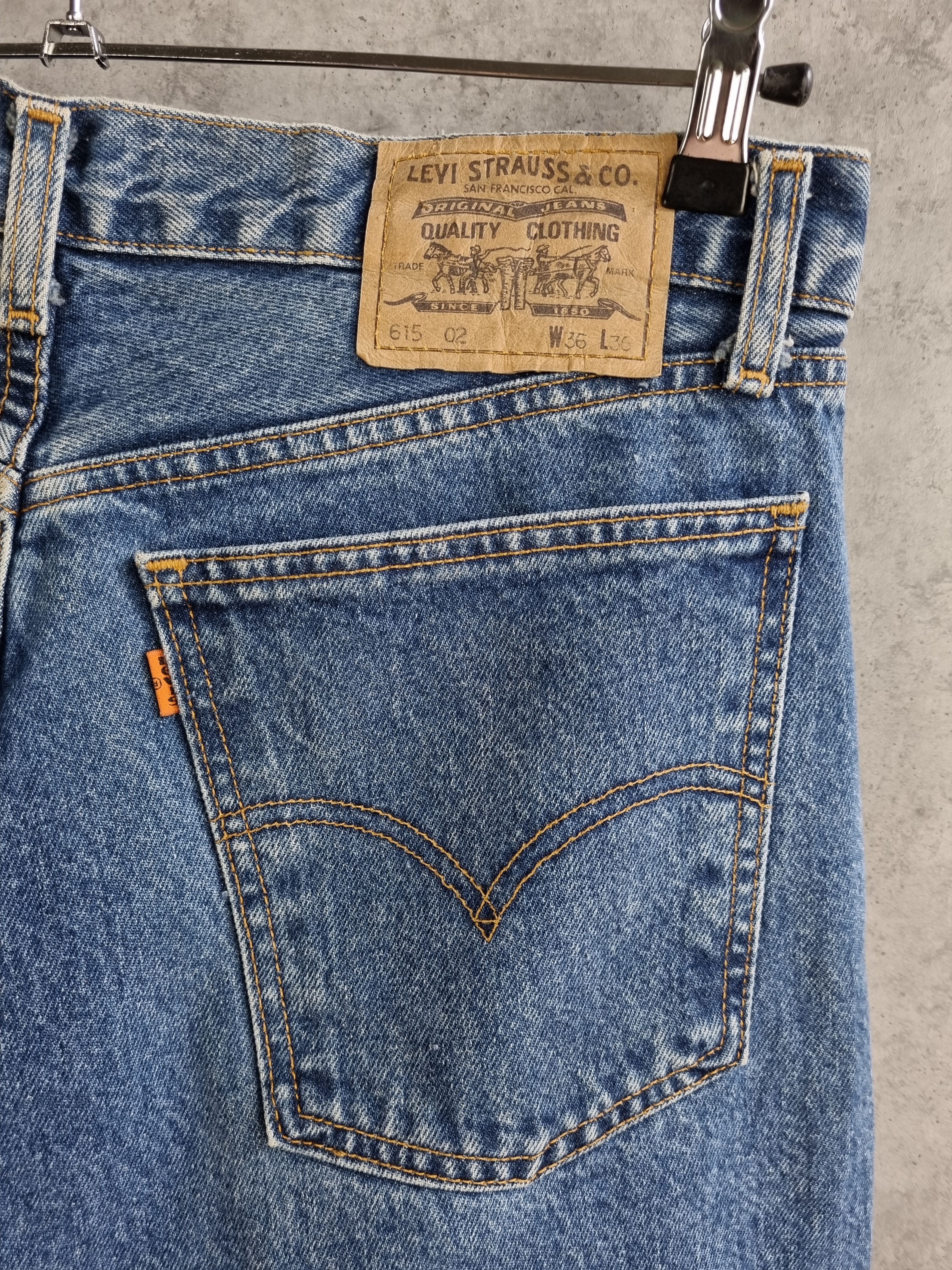 Levi's × Levi's Vintage Clothing 1998 Vintage LEVIS 615 Orange Tab Rare Jeans Size US 34 / EU 50 - 5 Thumbnail