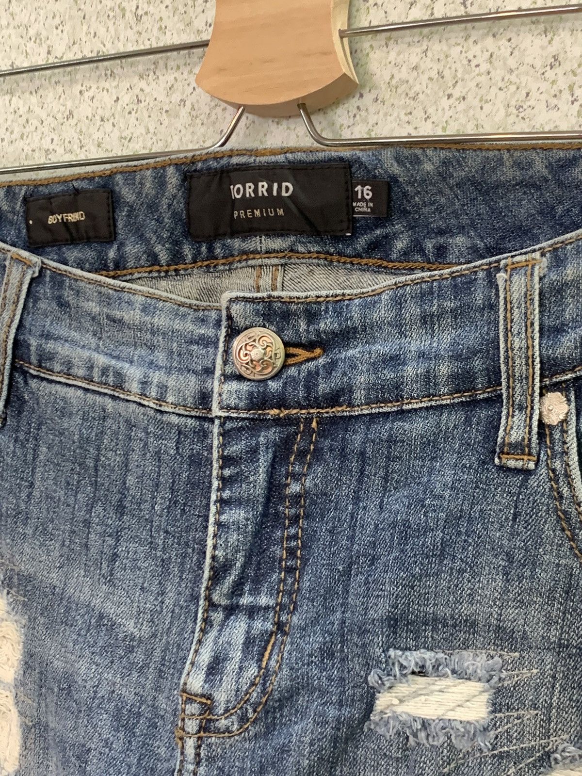 Japanese Brand Distressed Denim Jeans Torrid Brand with Size 38 Size US 38 / EU 54 - 7 Thumbnail