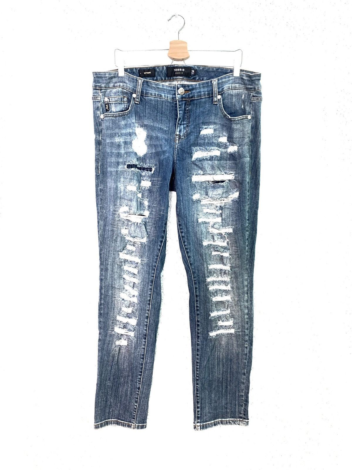 Japanese Brand Distressed Denim Jeans Torrid Brand with Size 38 Size US 38 / EU 54 - 1 Thumbnail