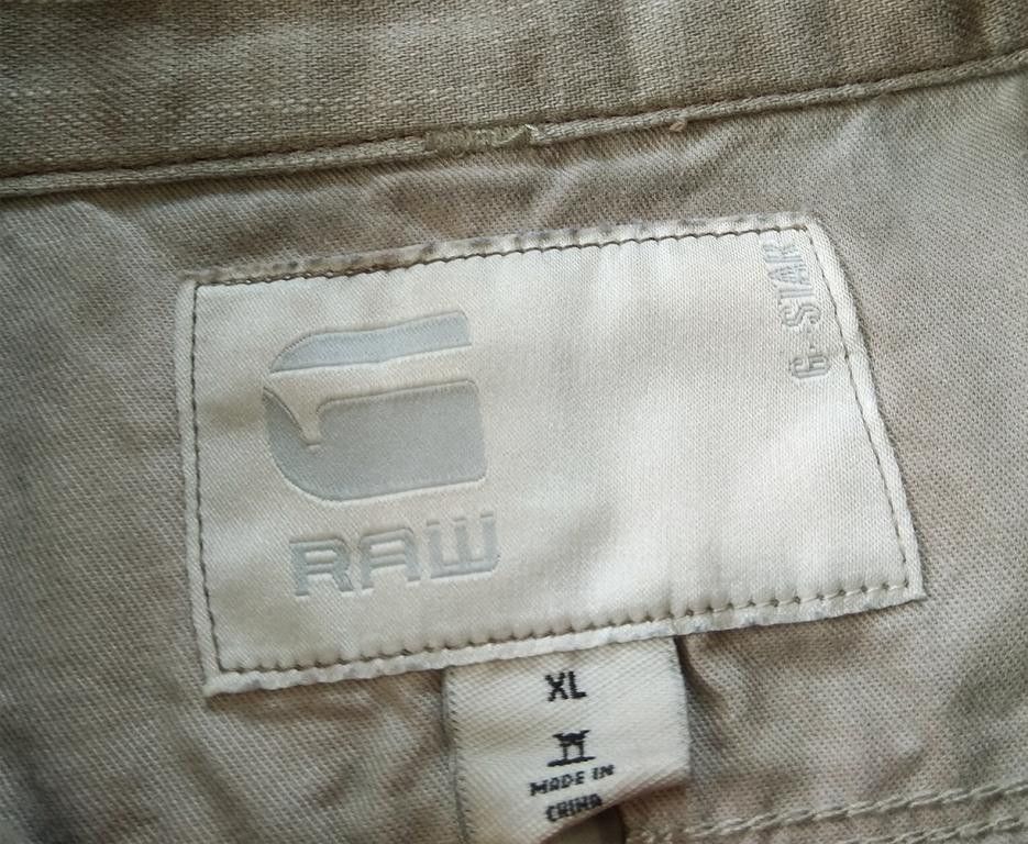 G-Star G-STAR RAW Arc 3D Shirt Dune Oak Overdye long sleeve Size US XL / EU 56 / 4 - 4 Thumbnail