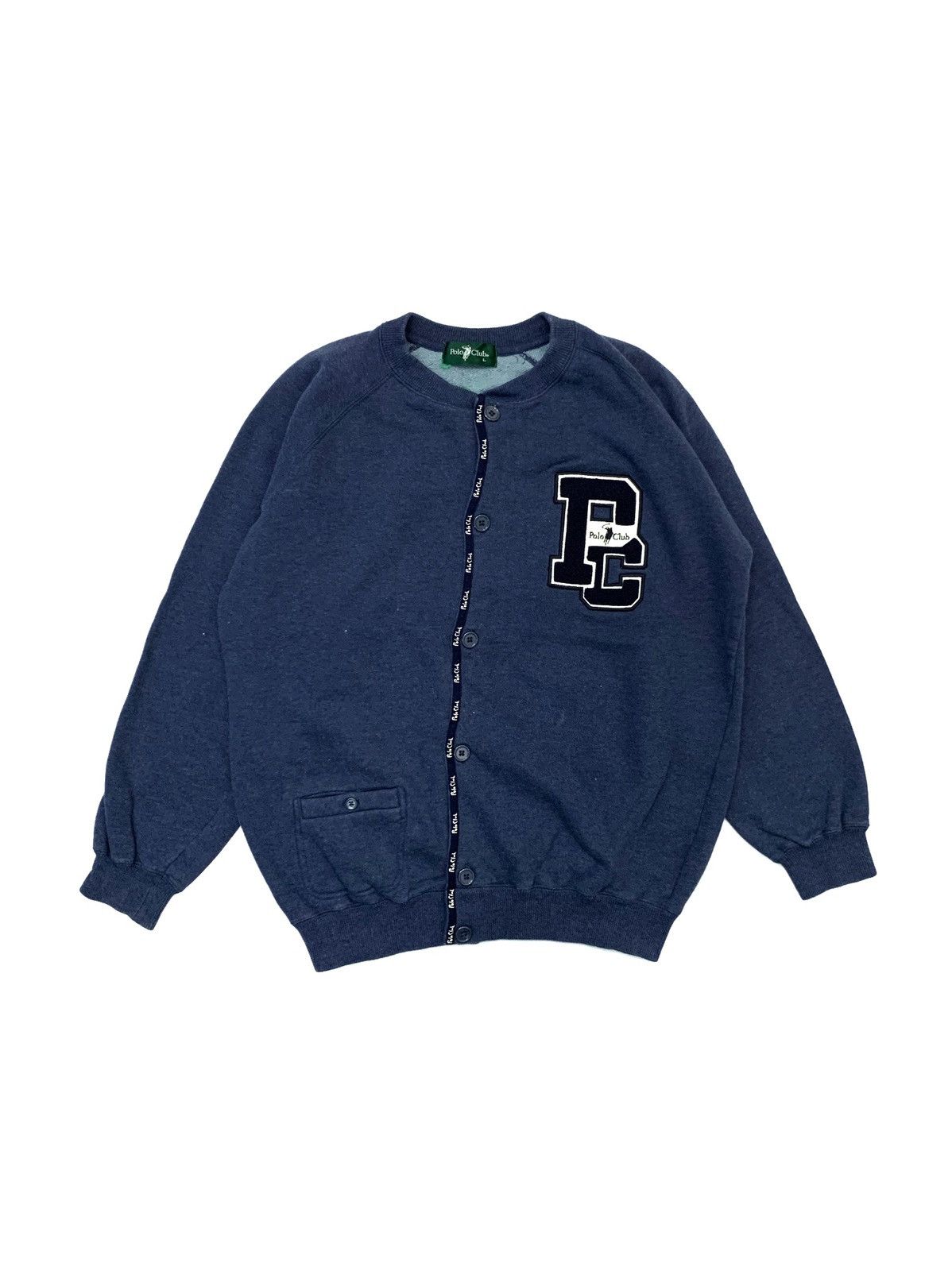 Polo Club Cardigan Style Sweatshirt