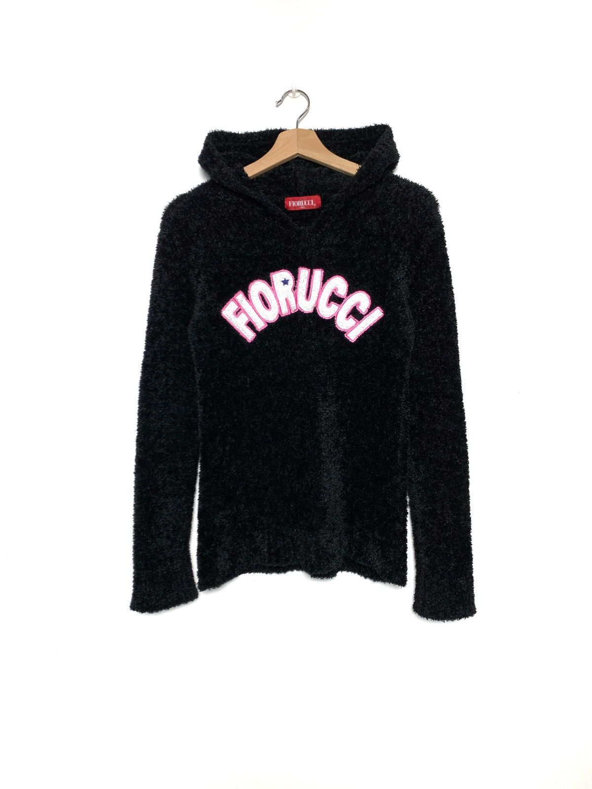 Fiorucci Fiorucci Spellout Fleece Hoodies Size S / US 4 / IT 40 - 1 Thumbnail