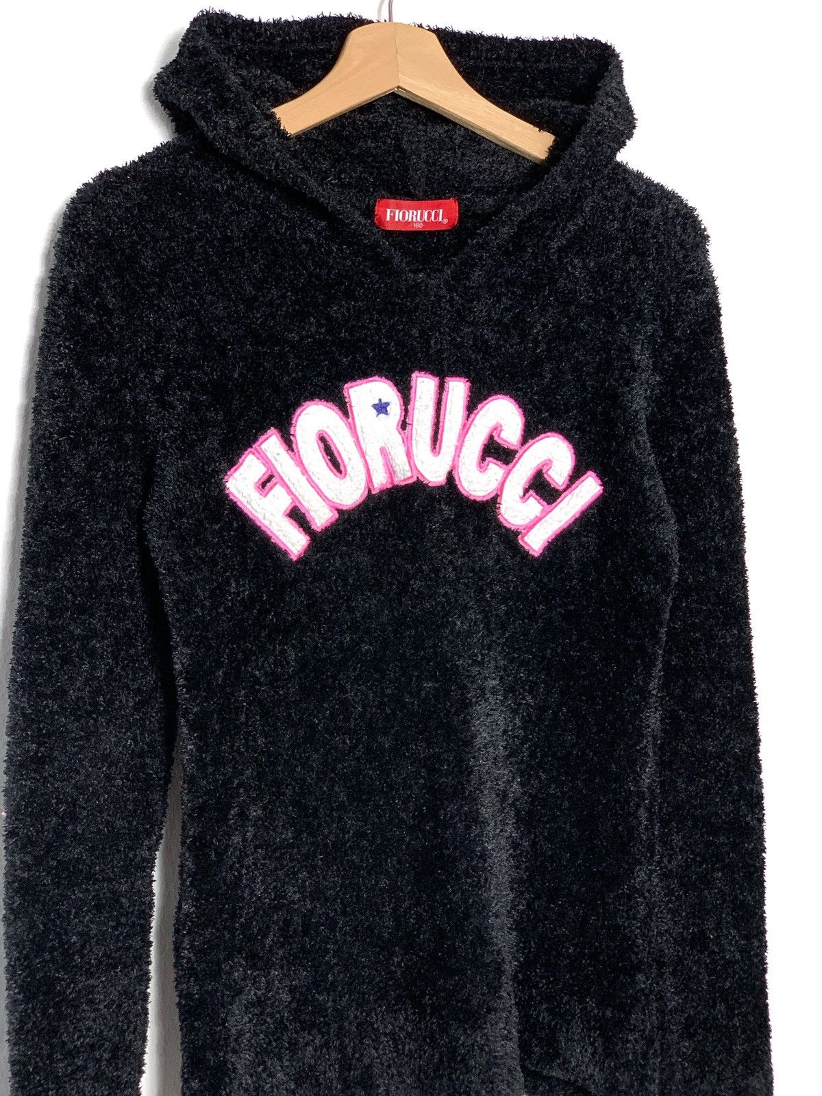 Fiorucci Fiorucci Spellout Fleece Hoodies Size S / US 4 / IT 40 - 2 Thumbnail