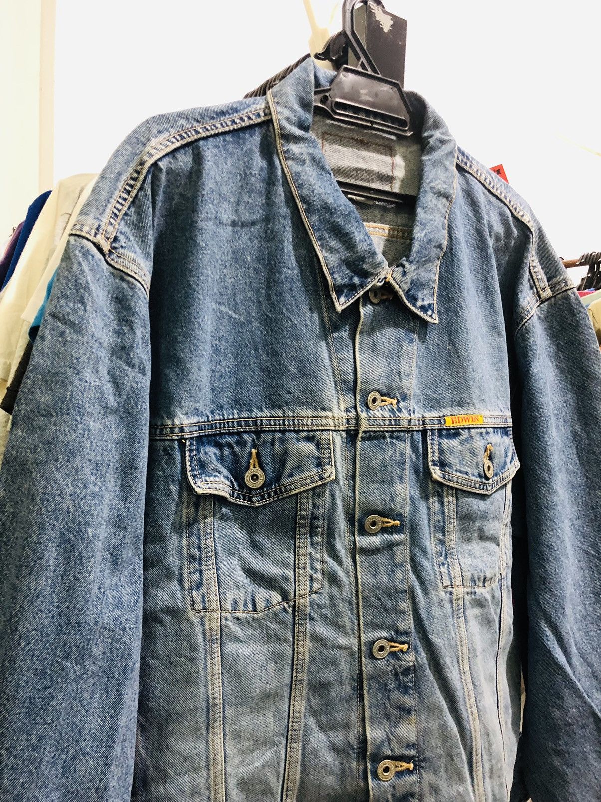 Edwin Vintage EDWIN international denim jacket made in Japan Size US XL / EU 56 / 4 - 14 Thumbnail