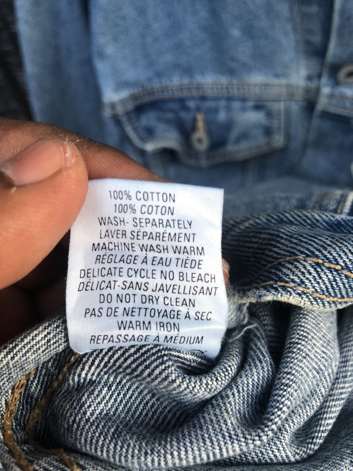 Edwin Vintage EDWIN international denim jacket made in Japan Size US XL / EU 56 / 4 - 4 Thumbnail