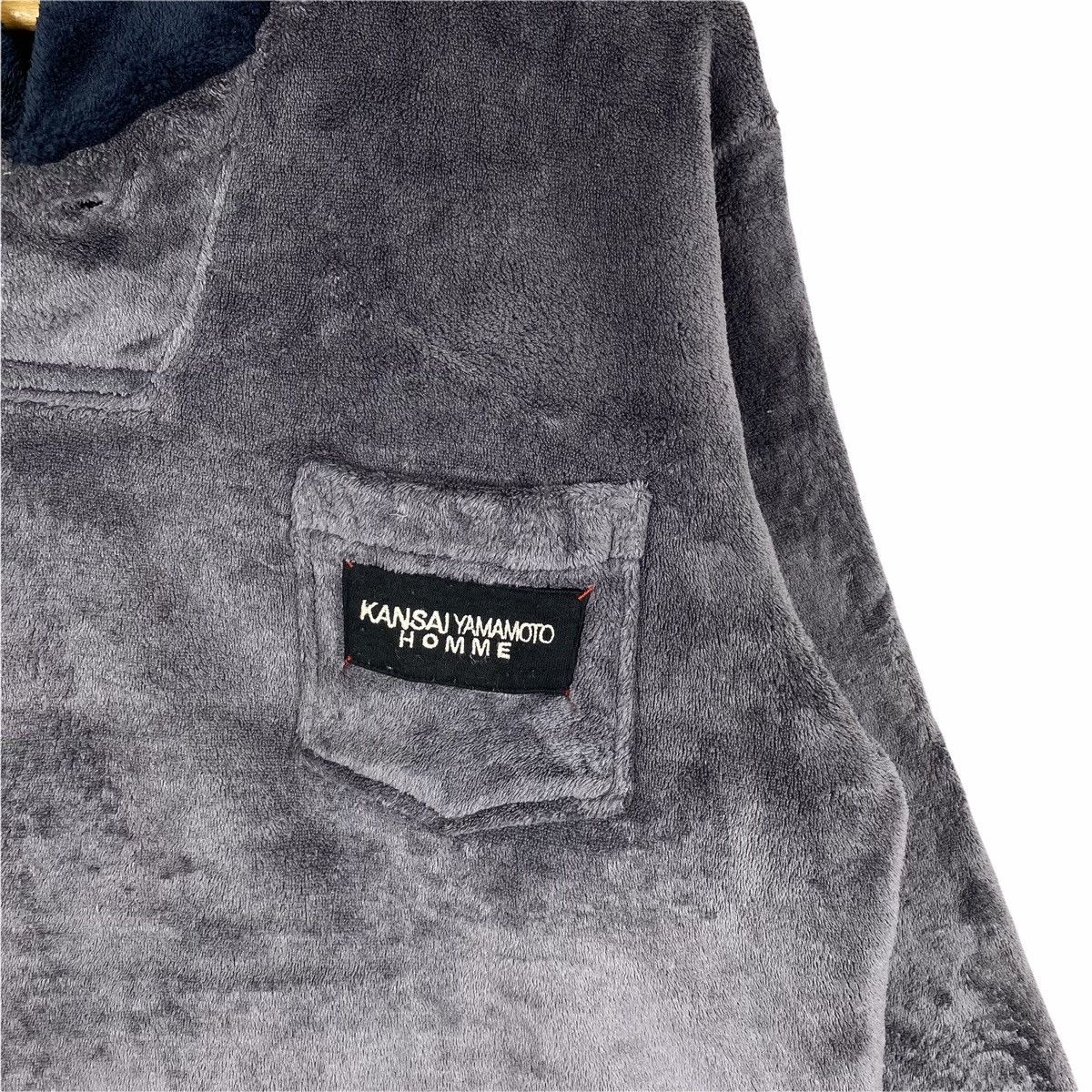 Kansai Yamamoto Vintage KANSAI YAMAMOTO HOMME Japanese Fleece Long Sleeve Size US L / EU 52-54 / 3 - 5 Thumbnail