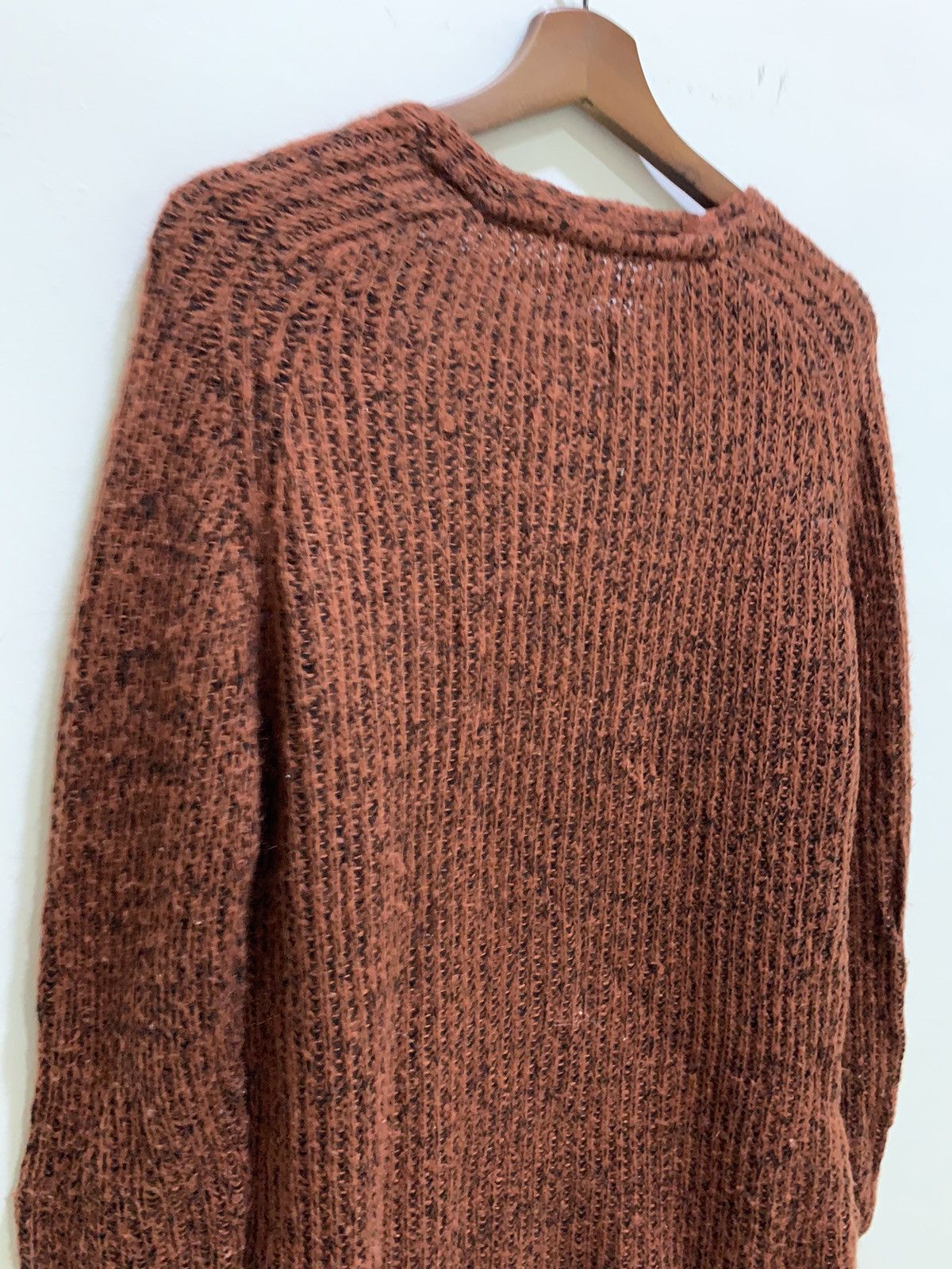 Designer × Forever 21 FOREVER21 Mohair Wool Pocket Aran Knitwear Cardigan Sweater Size M / US 6-8 / IT 42-44 - 13 Thumbnail