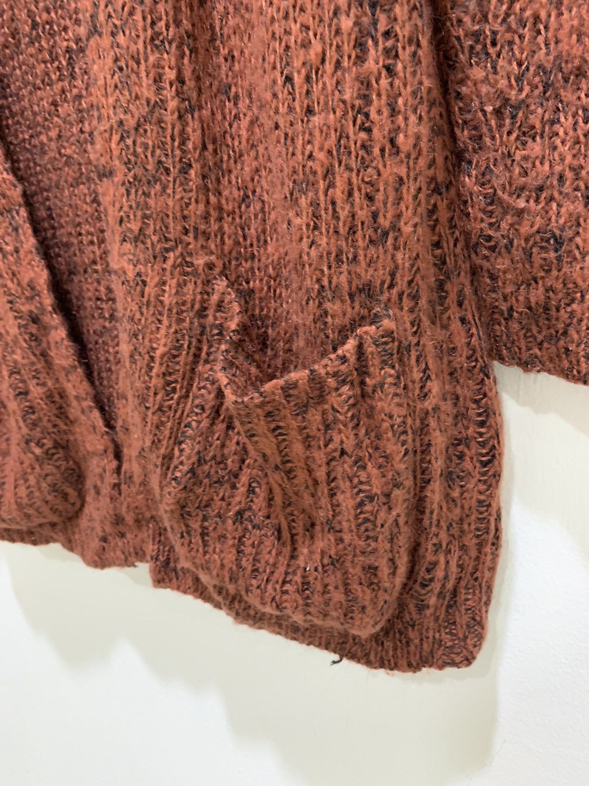 Designer × Forever 21 FOREVER21 Mohair Wool Pocket Aran Knitwear Cardigan Sweater Size M / US 6-8 / IT 42-44 - 8 Thumbnail