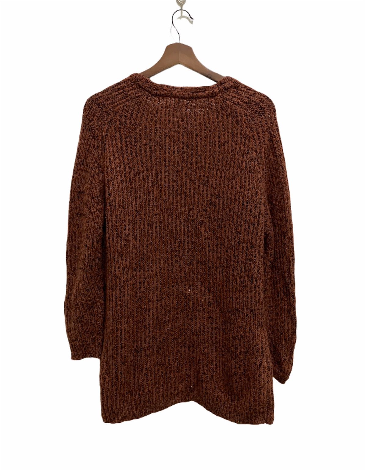 Designer × Forever 21 FOREVER21 Mohair Wool Pocket Aran Knitwear Cardigan Sweater Size M / US 6-8 / IT 42-44 - 2 Thumbnail