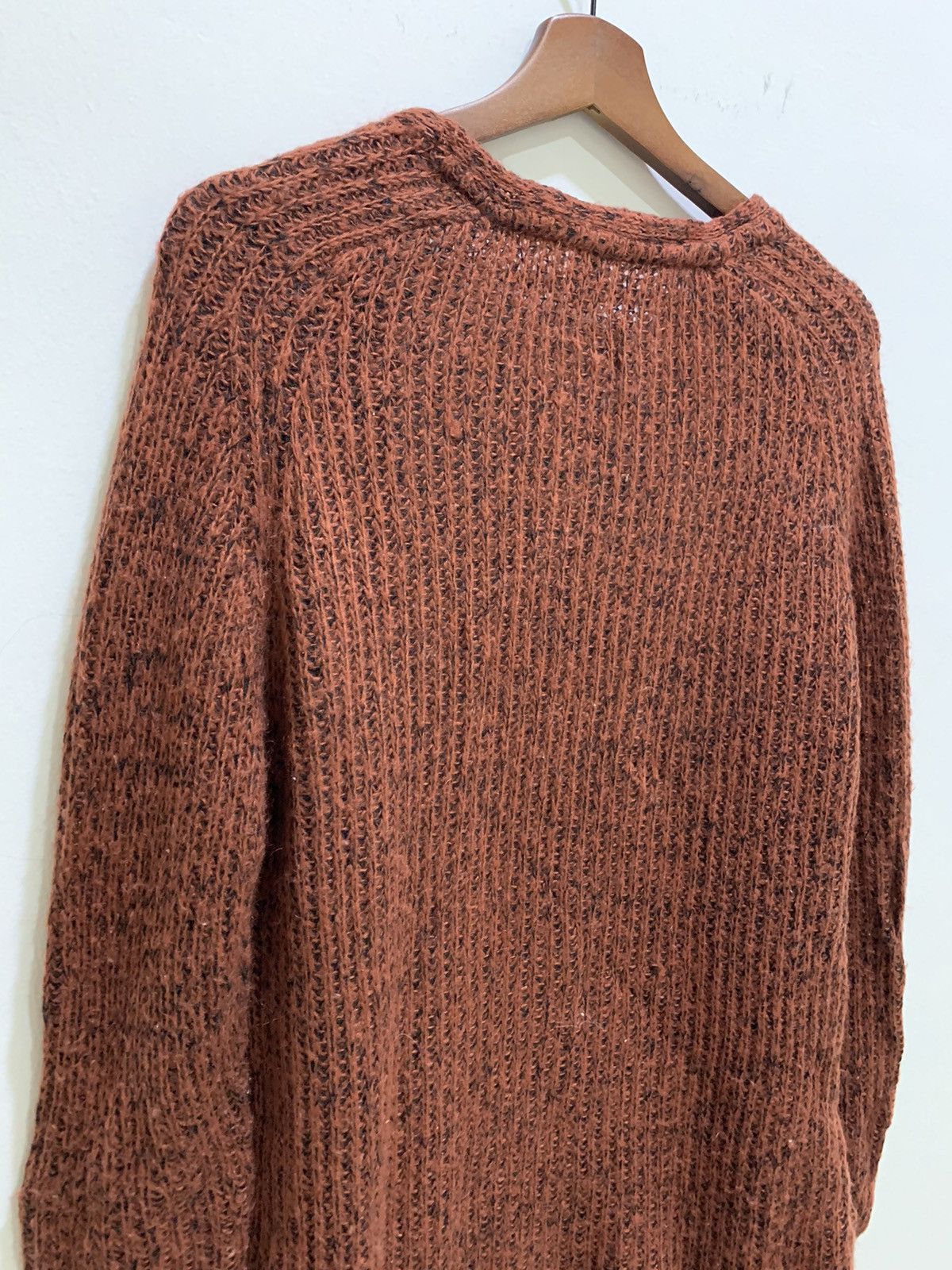 Designer × Forever 21 FOREVER21 Mohair Wool Pocket Aran Knitwear Cardigan Sweater Size M / US 6-8 / IT 42-44 - 12 Thumbnail