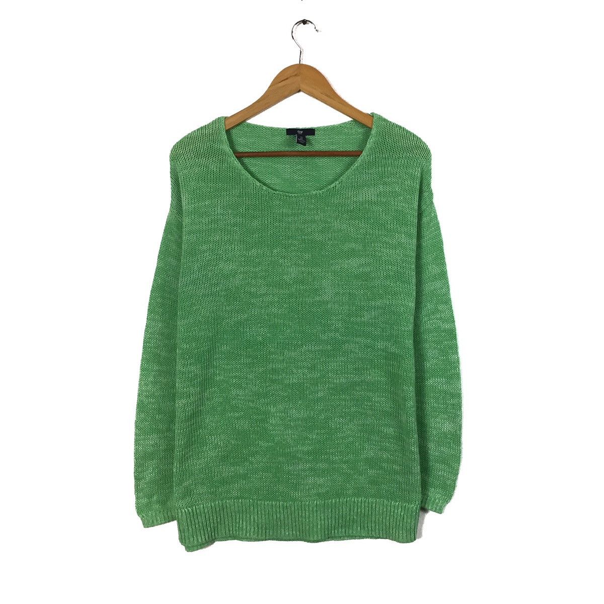 Gap × Japanese Brand Vintage Gap Fleece Sweatshirt Gap Knit Gap CrewNeck Size US M / EU 48-50 / 2 - 1 Thumbnail