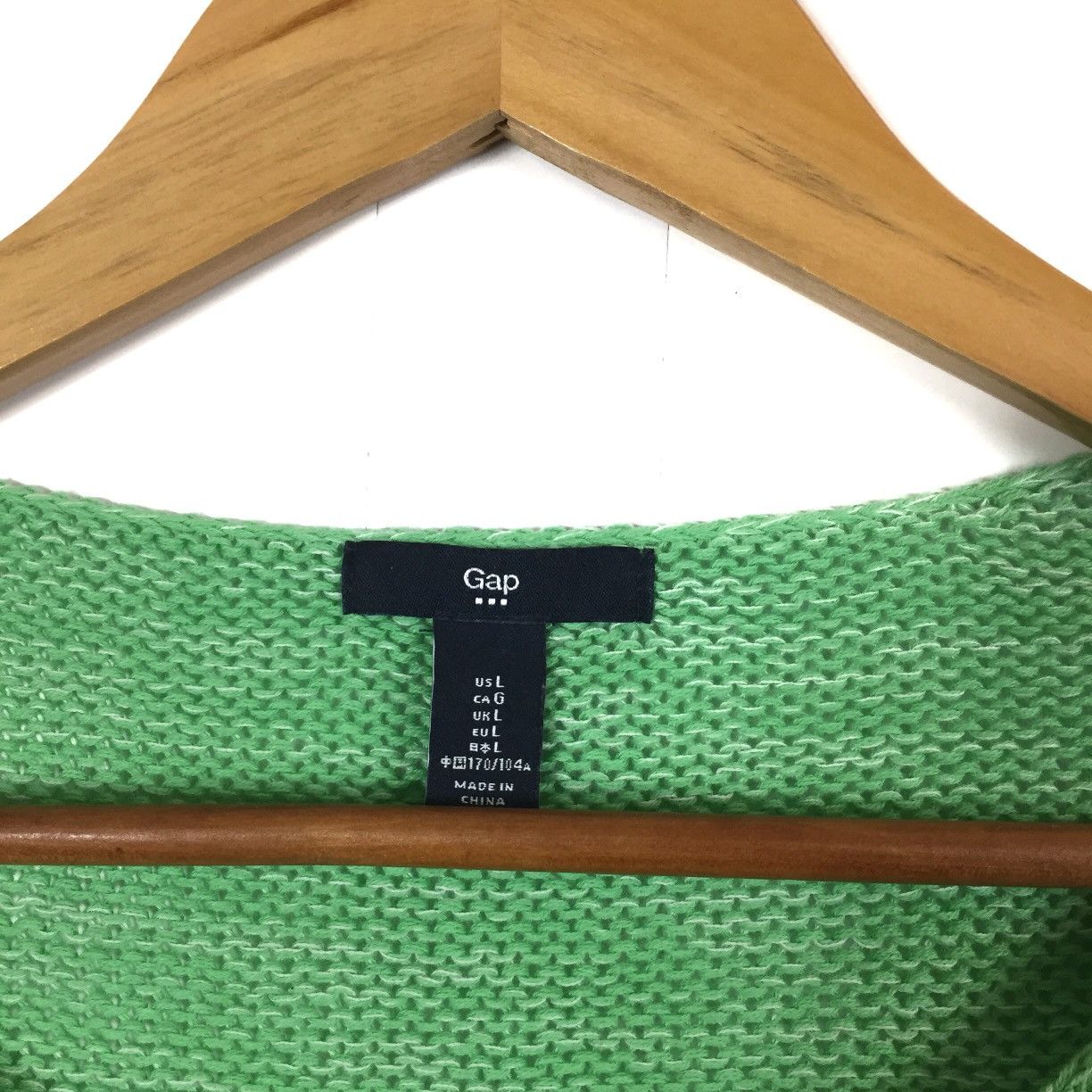 Gap × Japanese Brand Vintage Gap Fleece Sweatshirt Gap Knit Gap CrewNeck Size US M / EU 48-50 / 2 - 5 Thumbnail