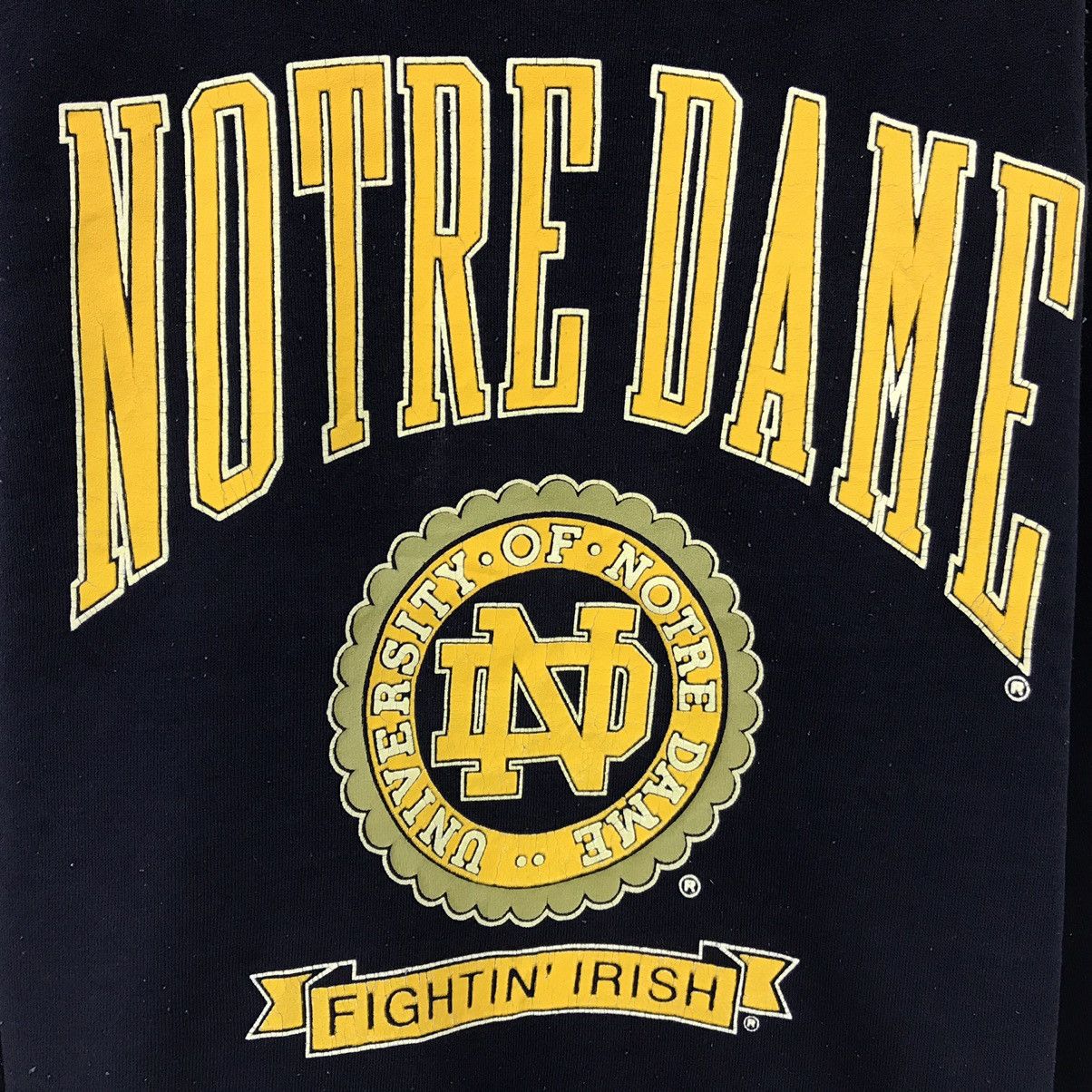 Other Vintage University Of Notre Dame Sweatshirt Pullover Jumper Size US M / EU 48-50 / 2 - 3 Thumbnail