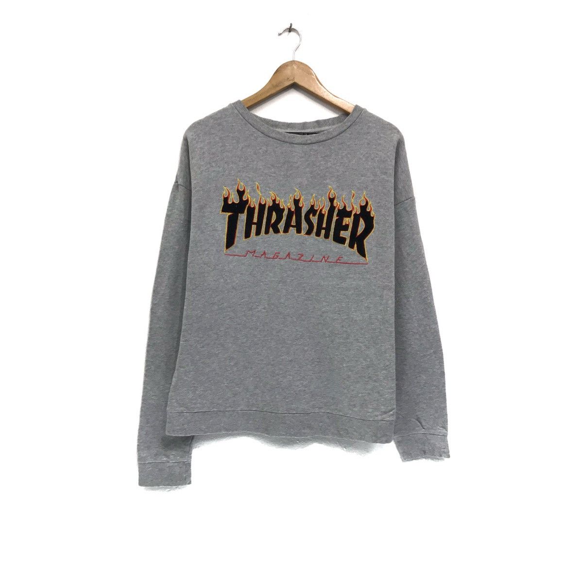 Powell Peralta × Thrasher × Welcome Skateboards Vintage Thrasher Sweatshirt Thrasher Magazine Sweater Size US M / EU 48-50 / 2 - 1 Thumbnail