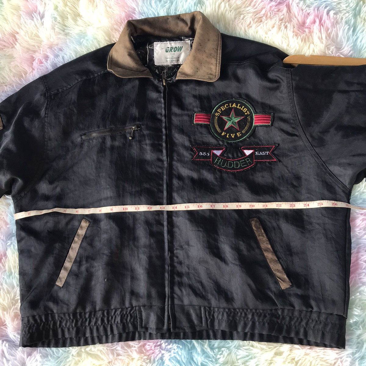 Japanese Brand × Vintage Vintage Bomber Jacket Big Logo Embroidery ZappFlap Fly Size US L / EU 52-54 / 3 - 15 Thumbnail