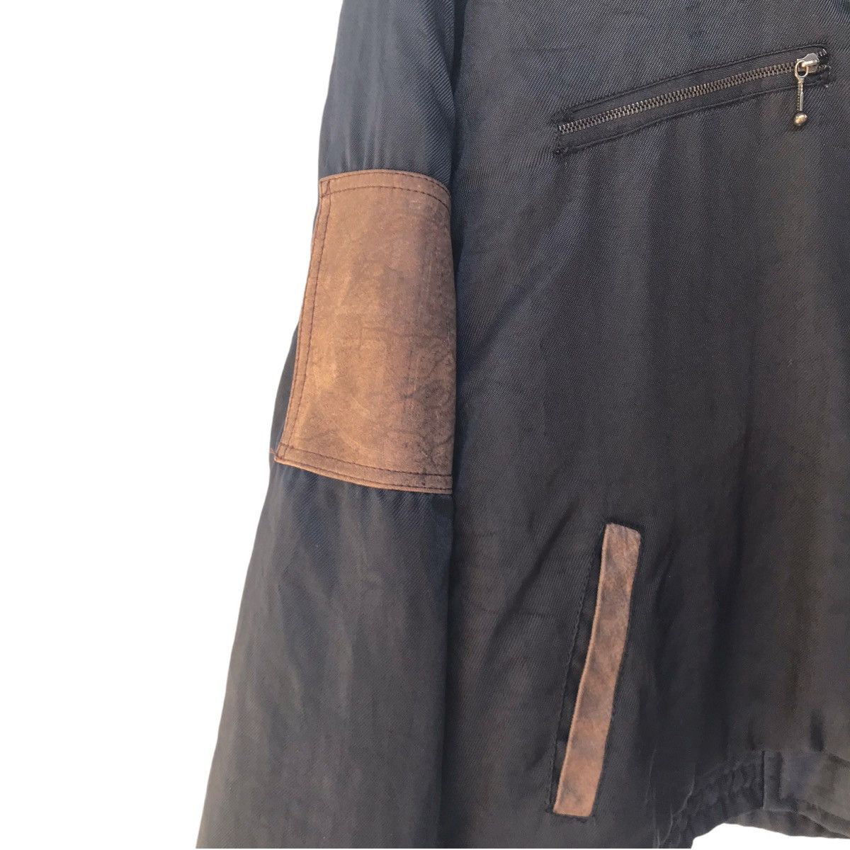 Japanese Brand × Vintage Vintage Bomber Jacket Big Logo Embroidery ZappFlap Fly Size US L / EU 52-54 / 3 - 7 Thumbnail