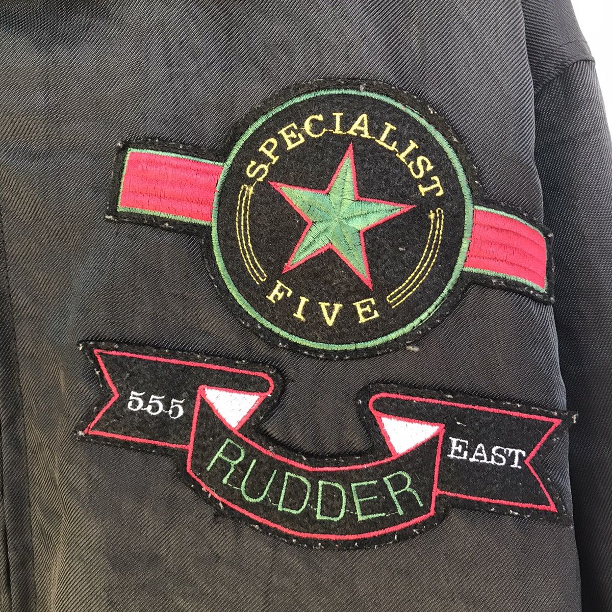 Japanese Brand × Vintage Vintage Bomber Jacket Big Logo Embroidery ZappFlap Fly Size US L / EU 52-54 / 3 - 9 Thumbnail