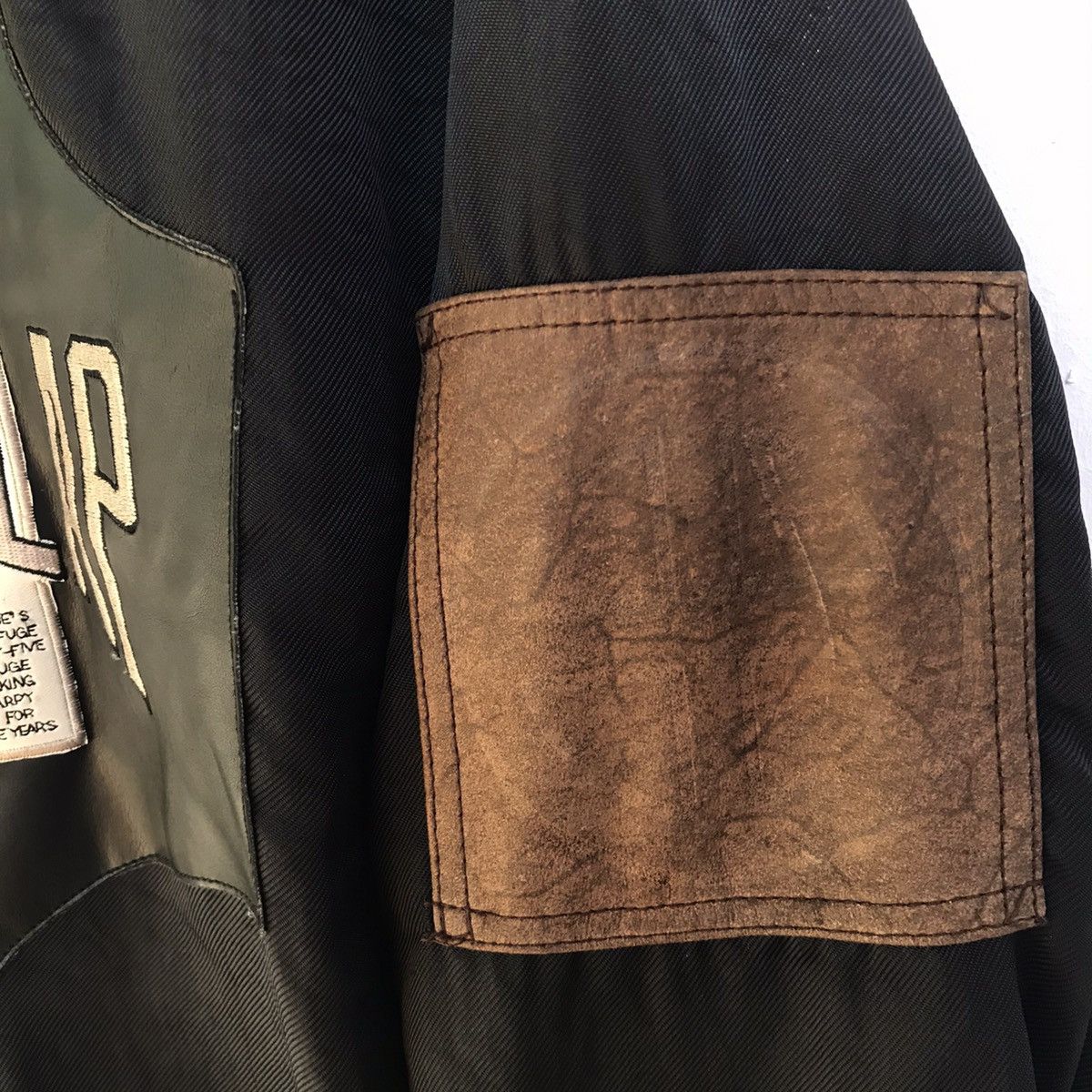 Japanese Brand × Vintage Vintage Bomber Jacket Big Logo Embroidery ZappFlap Fly Size US L / EU 52-54 / 3 - 14 Thumbnail