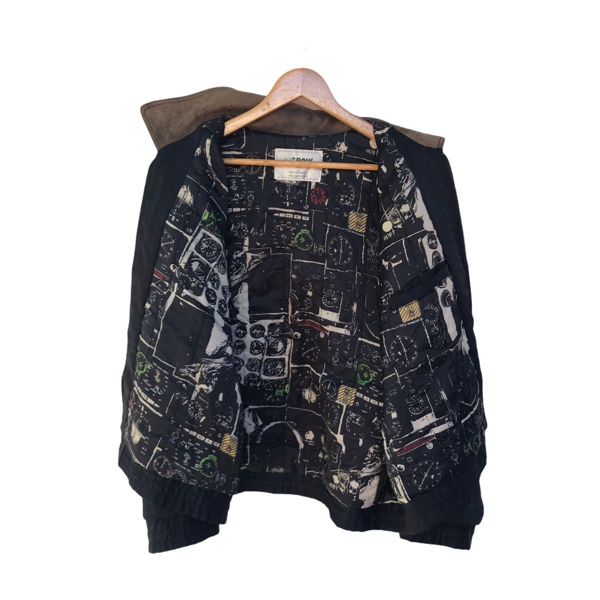Japanese Brand × Vintage Vintage Bomber Jacket Big Logo Embroidery ZappFlap Fly Size US L / EU 52-54 / 3 - 8 Thumbnail