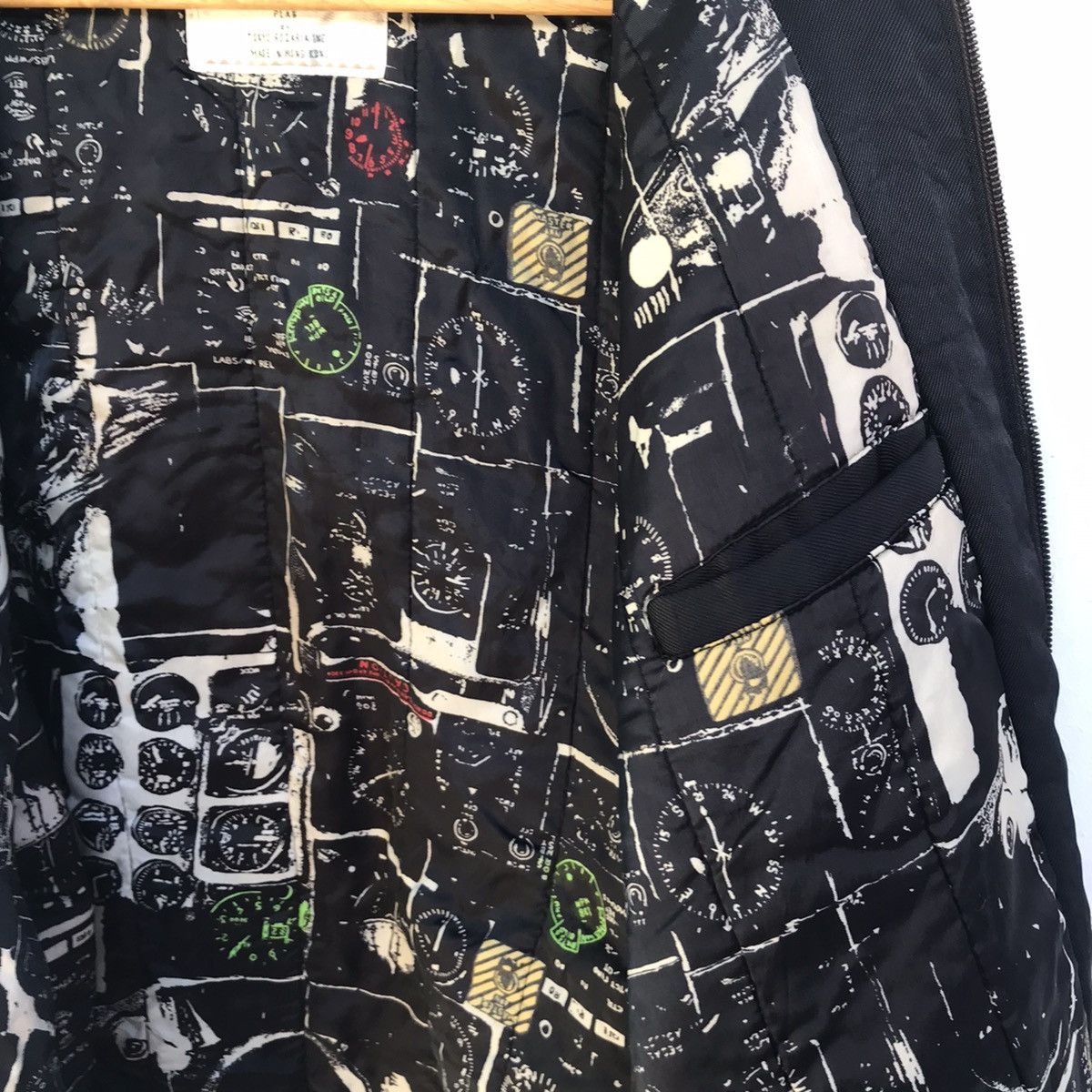 Japanese Brand × Vintage Vintage Bomber Jacket Big Logo Embroidery ZappFlap Fly Size US L / EU 52-54 / 3 - 10 Thumbnail