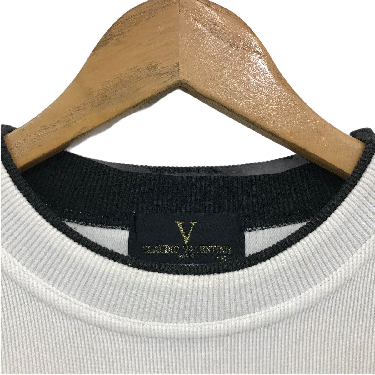 Valentino × Vintage Claudio Valentino Small Logo Sweatshirt Size US M / EU 48-50 / 2 - 5 Thumbnail