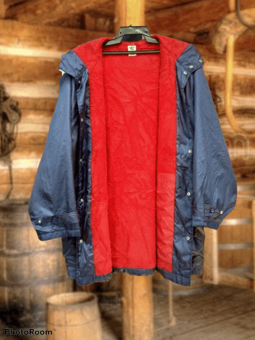 Adidas × Descente × Vintage VINTAGE ADIDAS BIG LOGO HOODIE SHERPA LONG JACKET Size US L / EU 52-54 / 3 - 2 Thumbnail