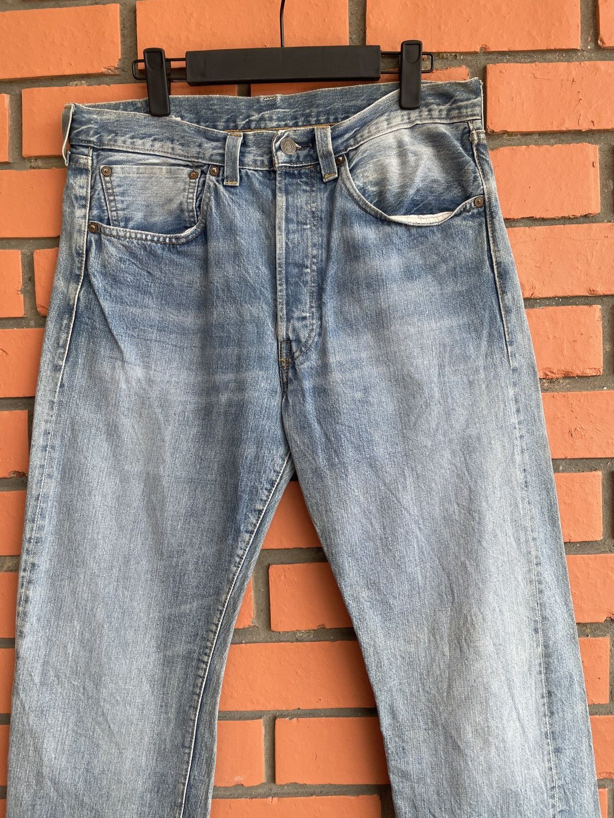 Levi's Vintage Clothing Levis 501XX hidden rivet 50’s LVC vintage style redline Size US 34 / EU 50 - 4 Thumbnail
