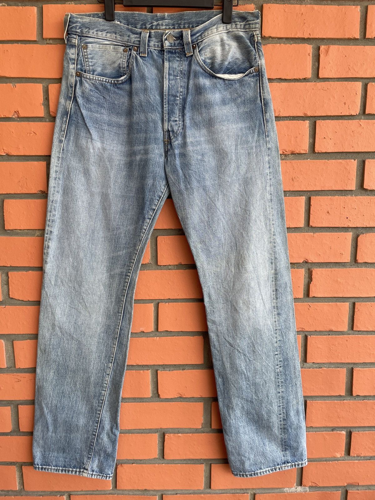 Levi's Vintage Clothing Levis 501XX hidden rivet 50’s LVC vintage style redline Size US 34 / EU 50 - 3 Thumbnail