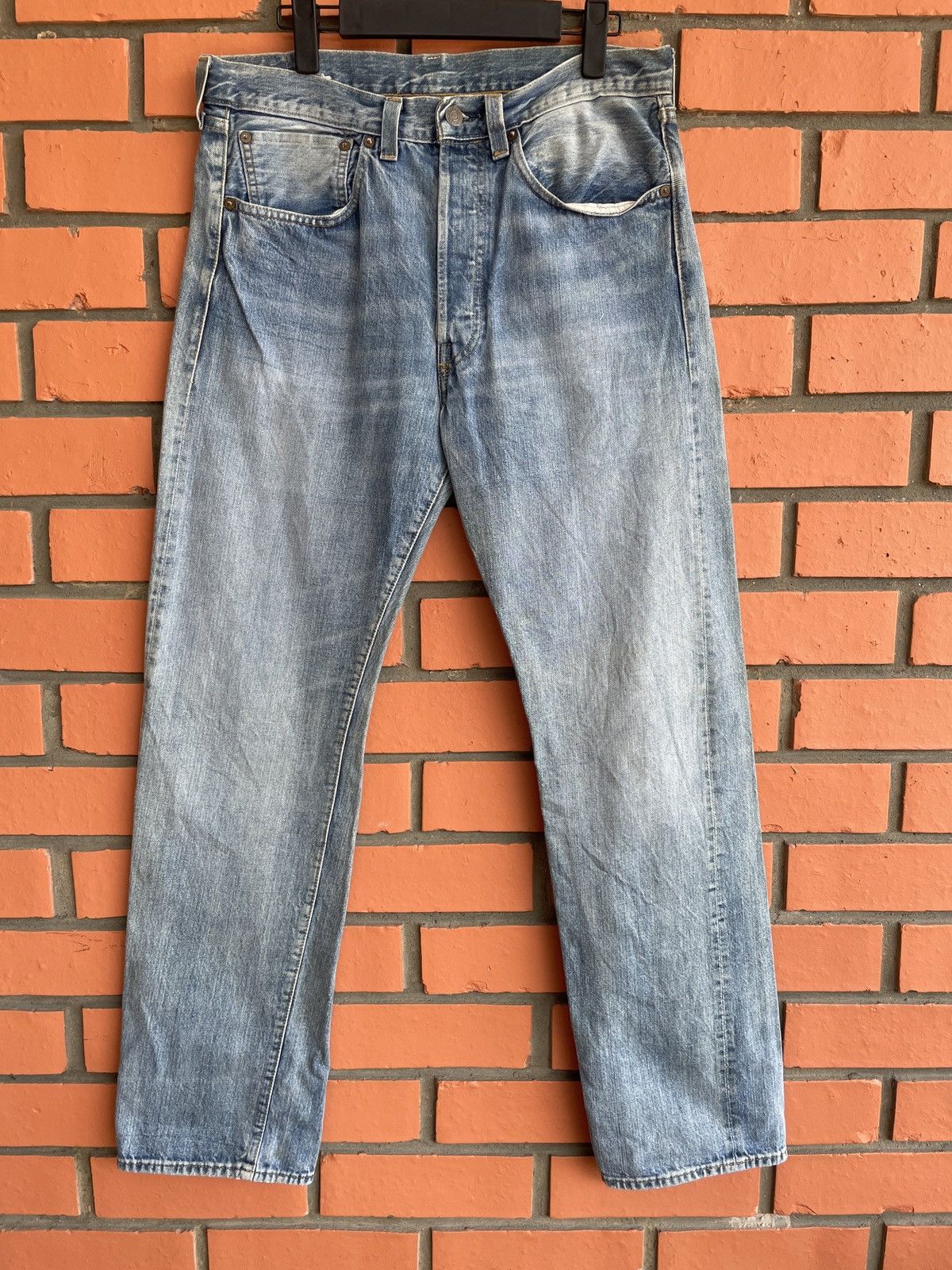 Levi's Vintage Clothing Levis 501XX hidden rivet 50’s LVC vintage style redline Size US 34 / EU 50 - 2 Thumbnail