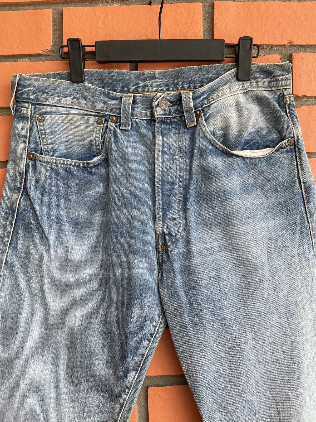 Levi's Vintage Clothing Levis 501XX hidden rivet 50’s LVC vintage style redline Size US 34 / EU 50 - 5 Thumbnail