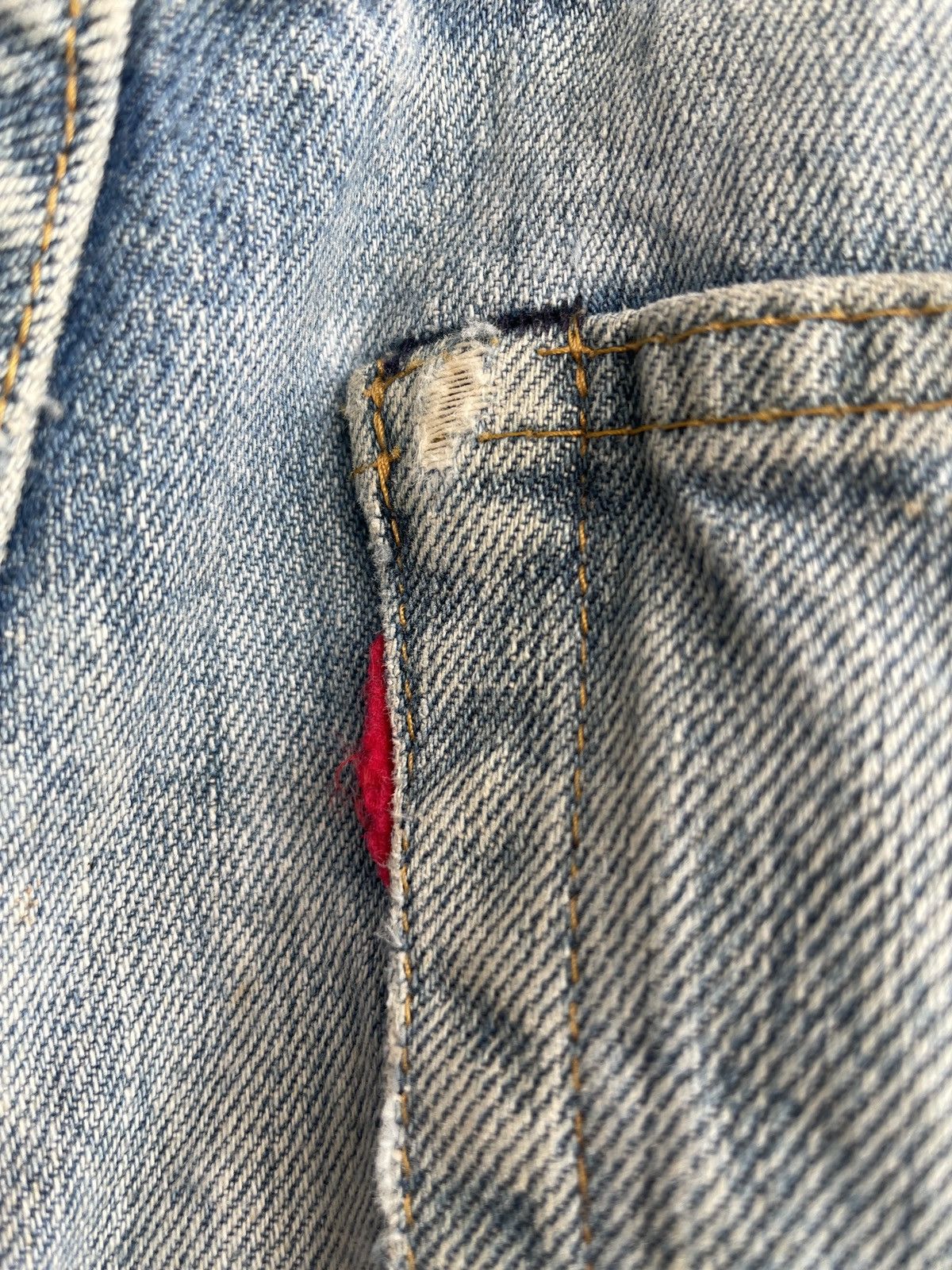 Levi's Vintage Clothing Levis 501XX hidden rivet 50’s LVC vintage style redline Size US 34 / EU 50 - 10 Thumbnail