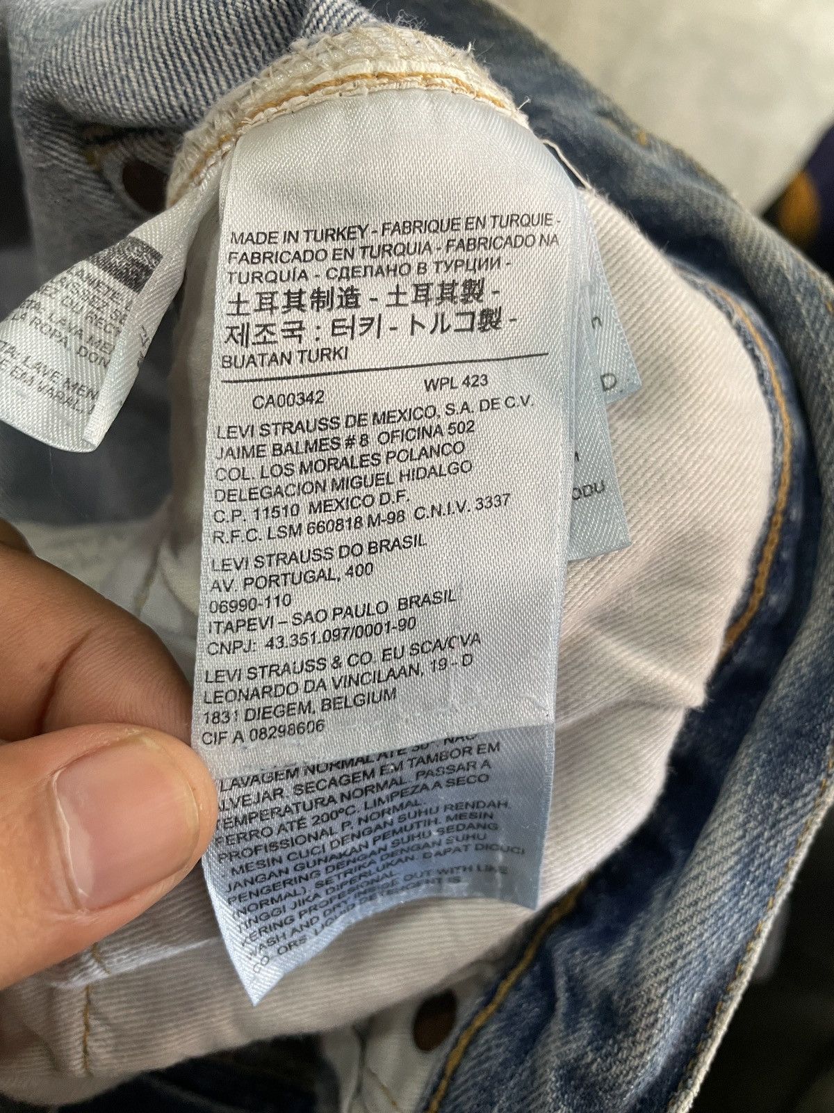 Levi's Vintage Clothing Levis 501XX hidden rivet 50’s LVC vintage style redline Size US 34 / EU 50 - 12 Thumbnail
